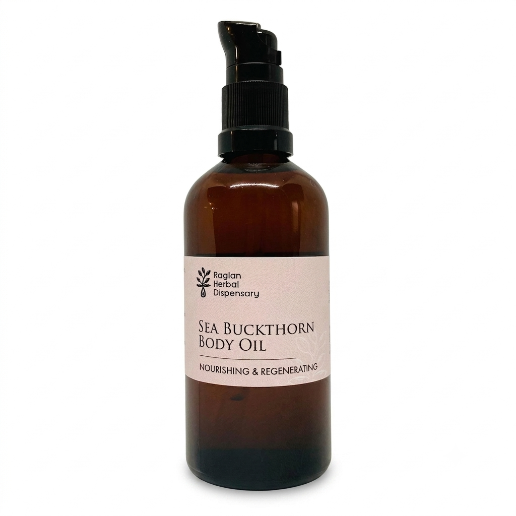 Sea Buckthorn Body Oil for Skin Repair and Radiance
