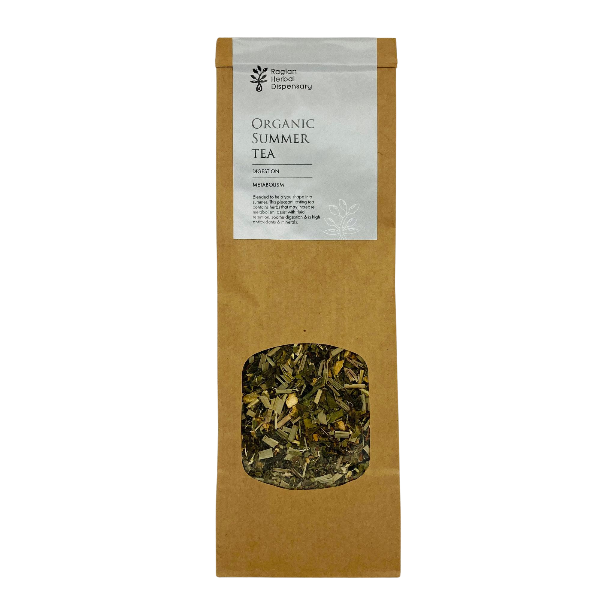 Organic Summer Tea for Digestion, Detox and Vitality