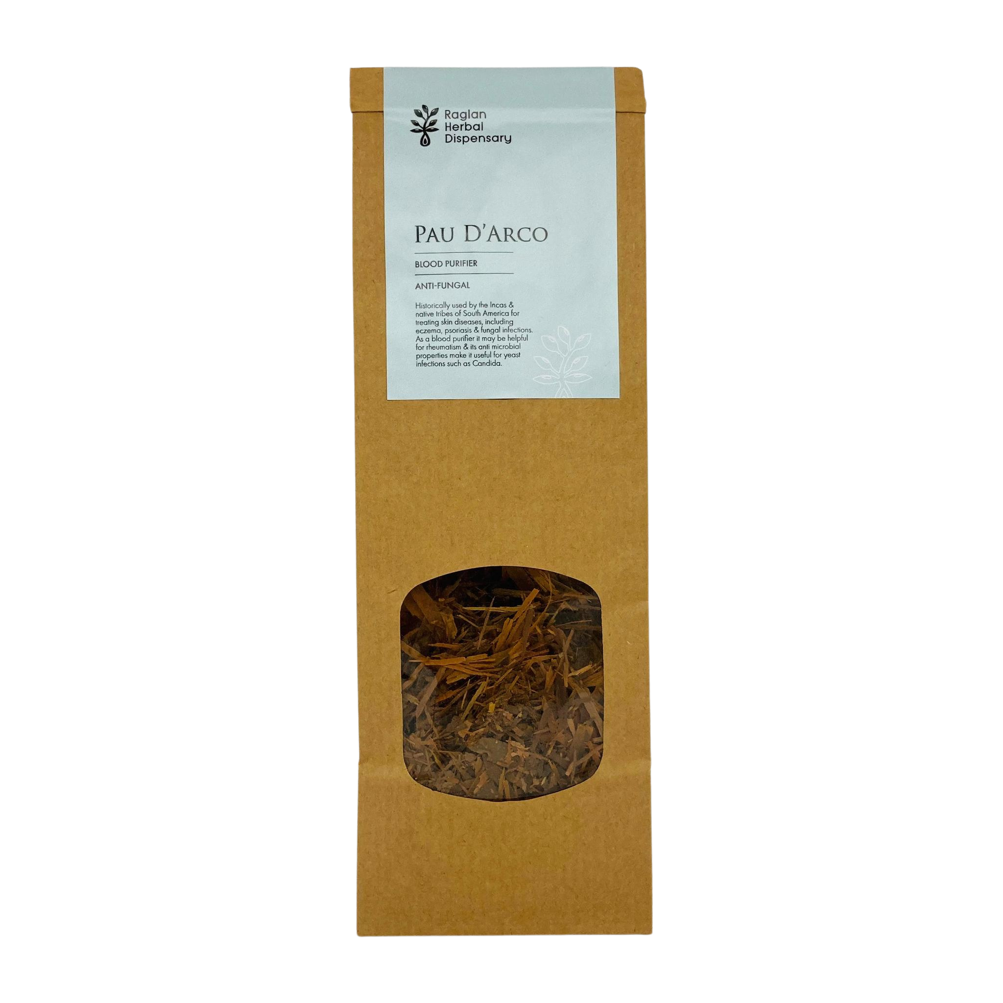 Wildcrafted Pau D'Arco Herbal Tea Blood Purifier and Anti Fungal