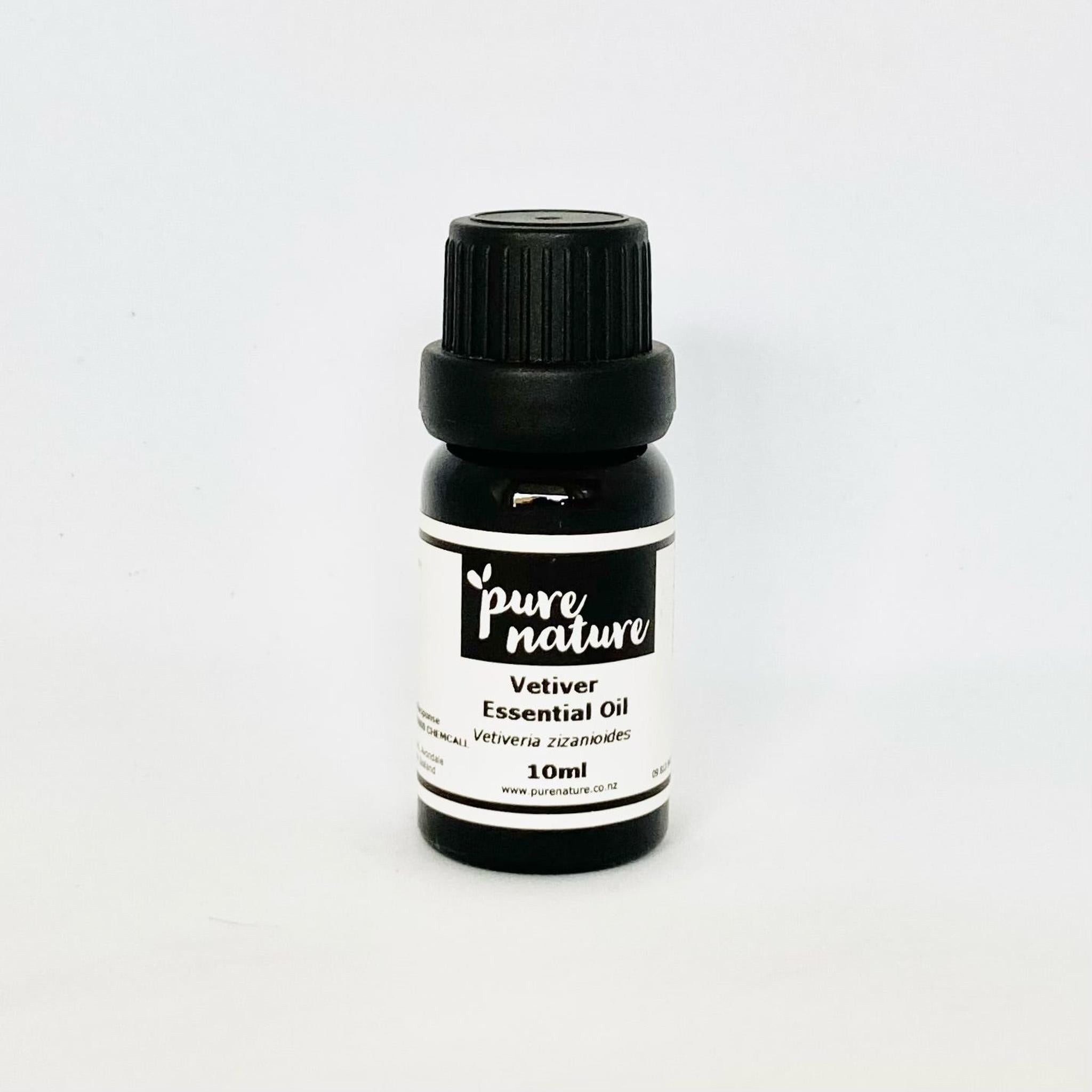 PURE NATURE VETIVER ESSENTIAL OIL 10ML - The Herbal Dispensary Raglan