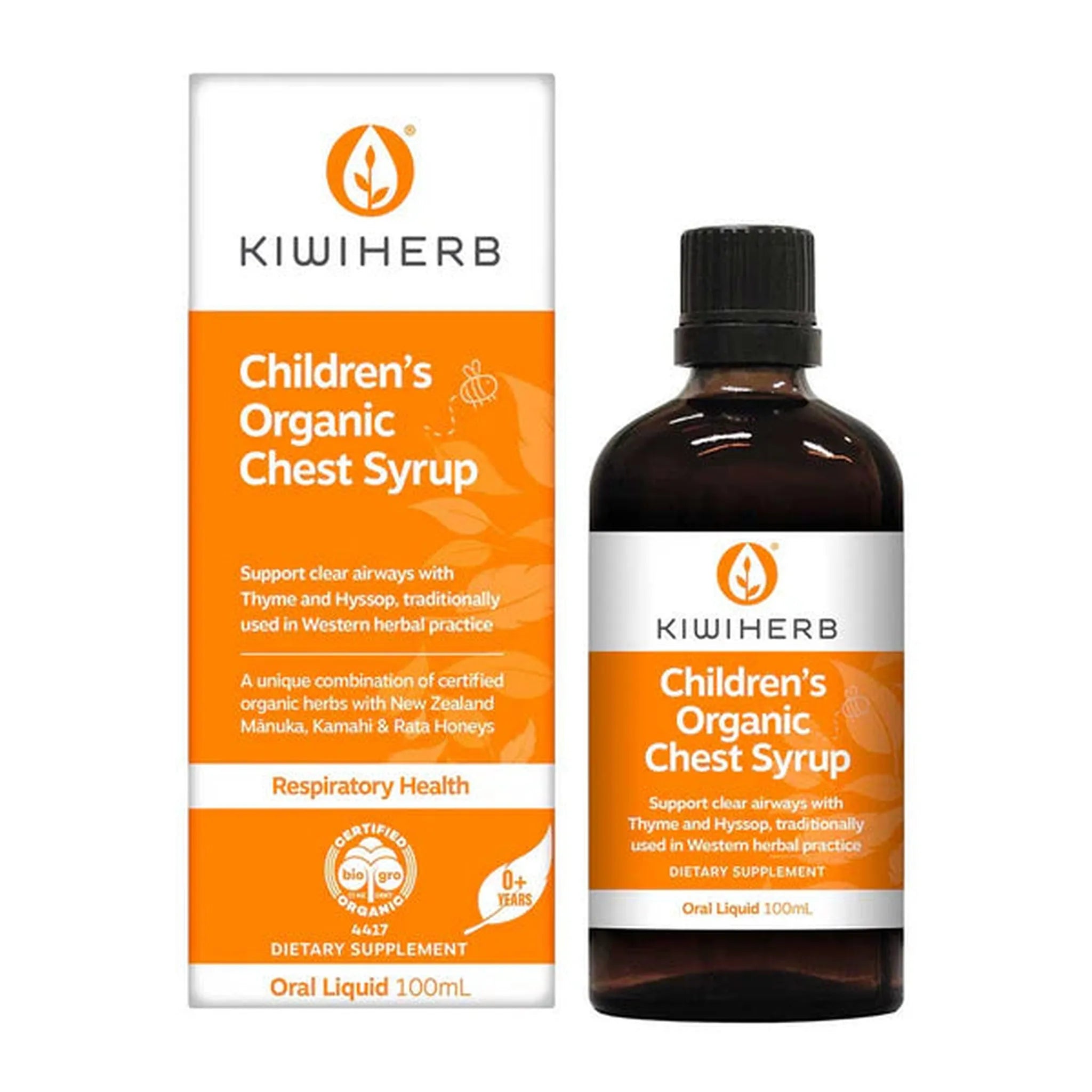 KIWIHERB CHILDREN'S CHEST SYRUP - The Herbal Dispensary Raglan
