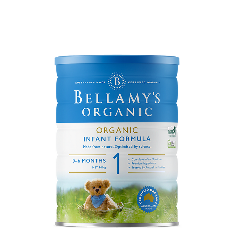 BELLAMY'S ORGANIC INFANT FORMULA 0-6 MTHS 900G
