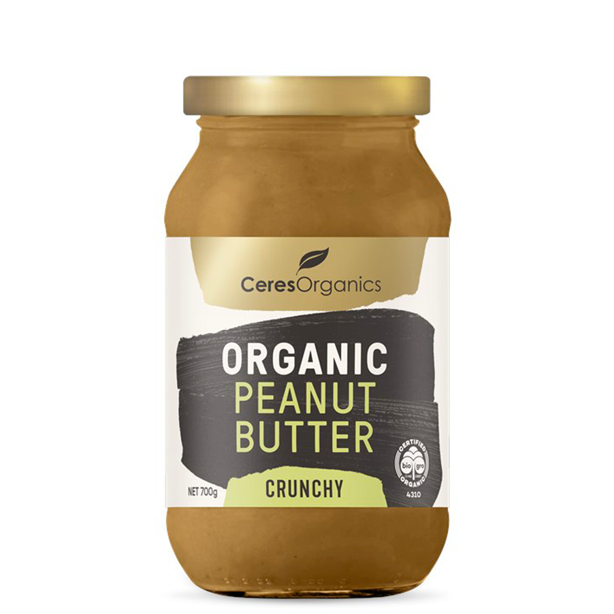 CERES ORGANICS ORGANIC PEANUT BUTTER CRUNCHY 700G - The Herbal Dispensary Raglan