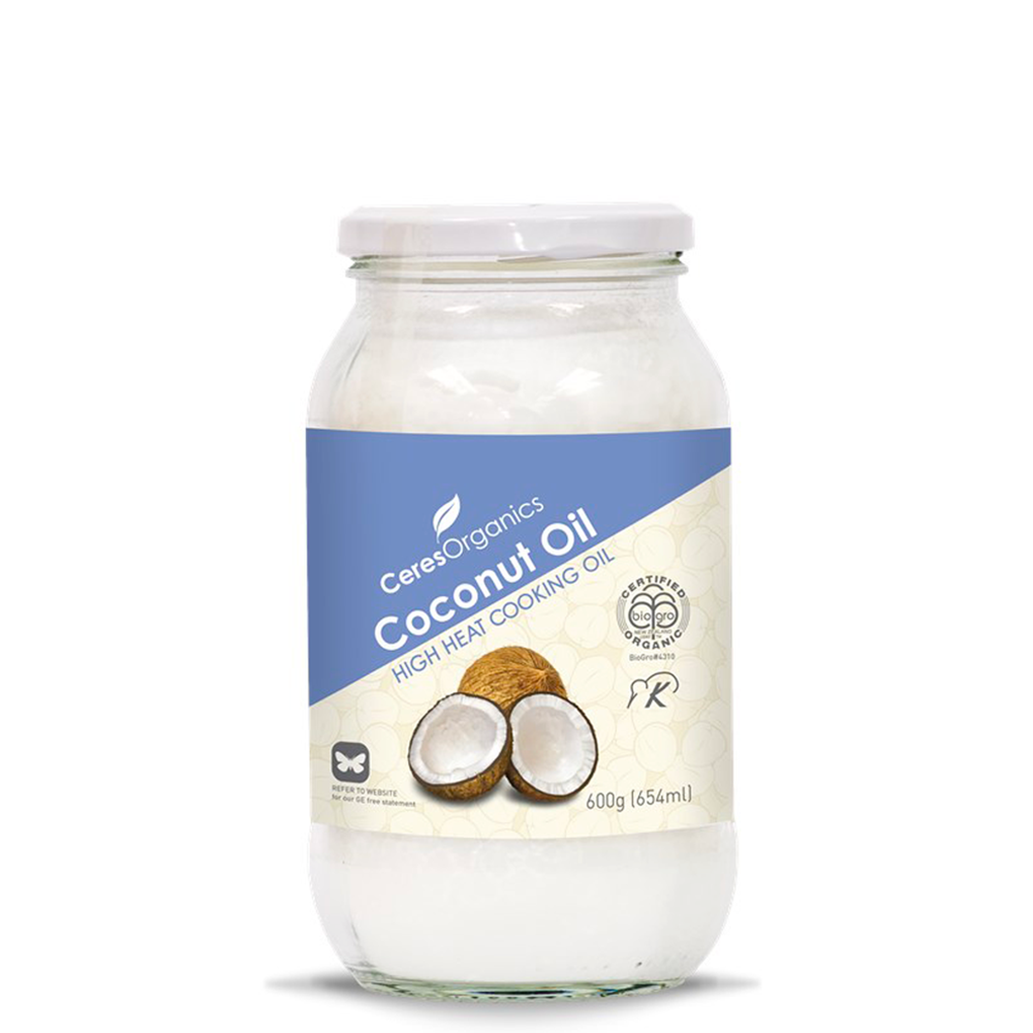 CERES ORGANICS HIGH HEAT ORGANIC COCONUT COOKING OIL - The Herbal Dispensary Raglan