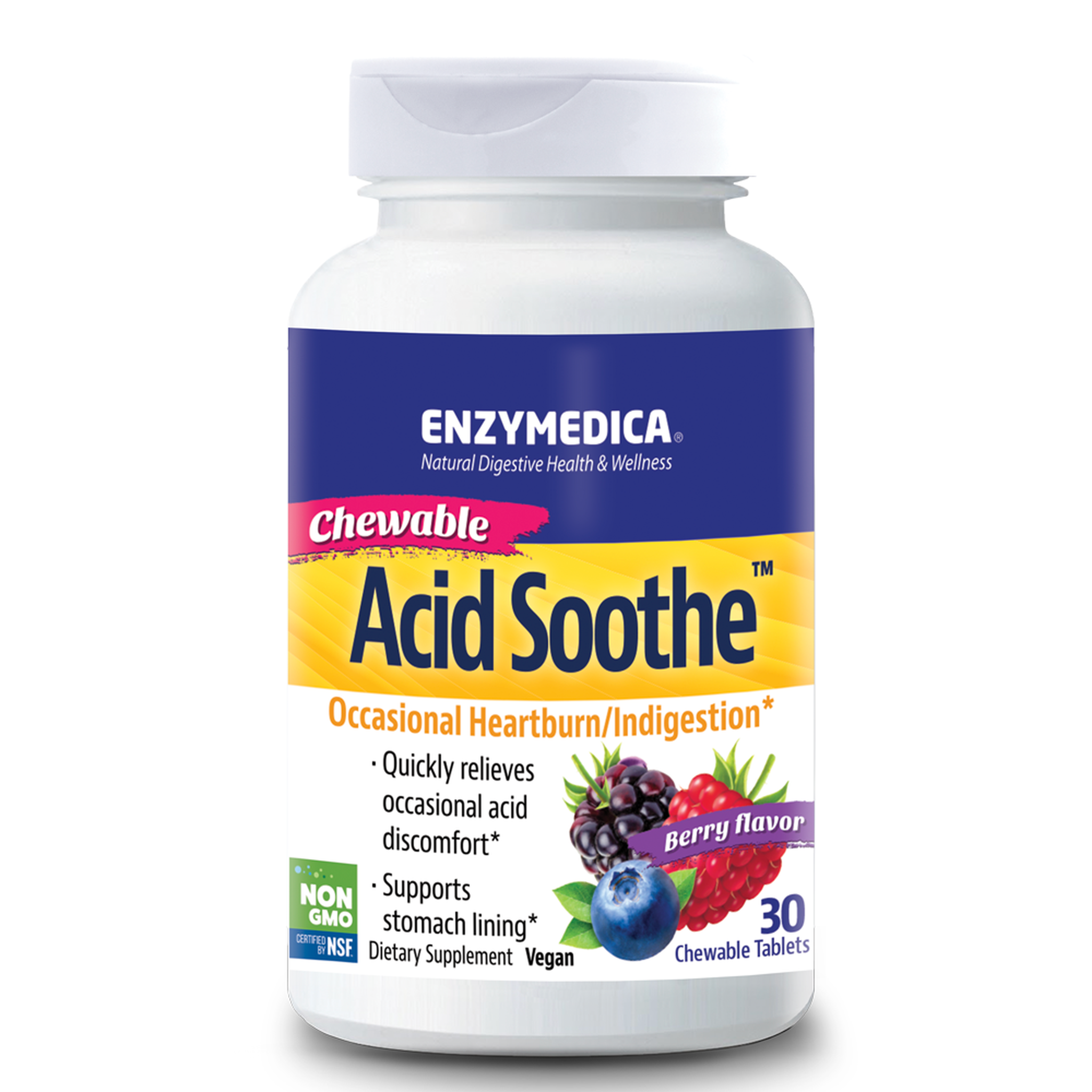 ENZYMEDICA ACID SOOTHE CHEWS - The Herbal Dispensary Raglan