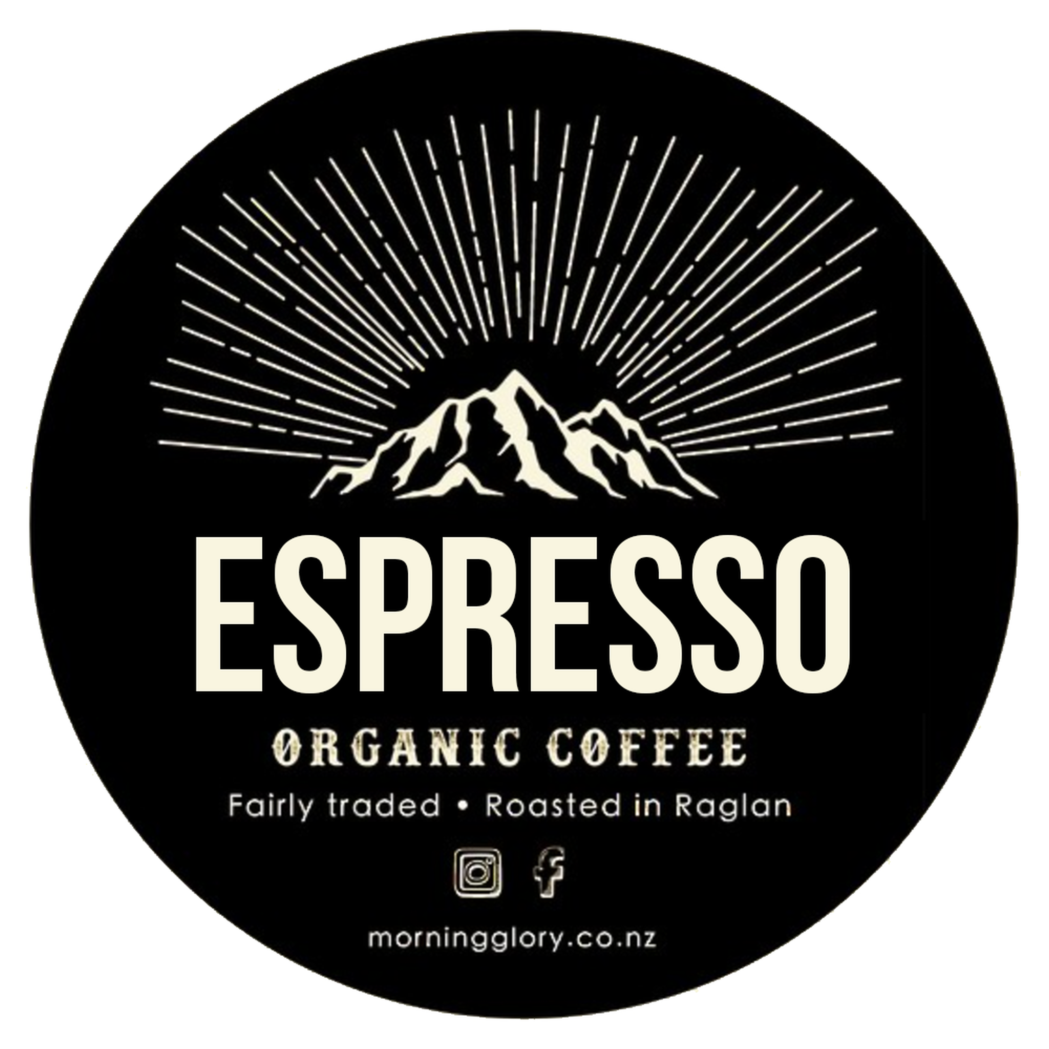 MORNING GLORY ORGANIC COFFEE BEANS - The Herbal Dispensary Raglan