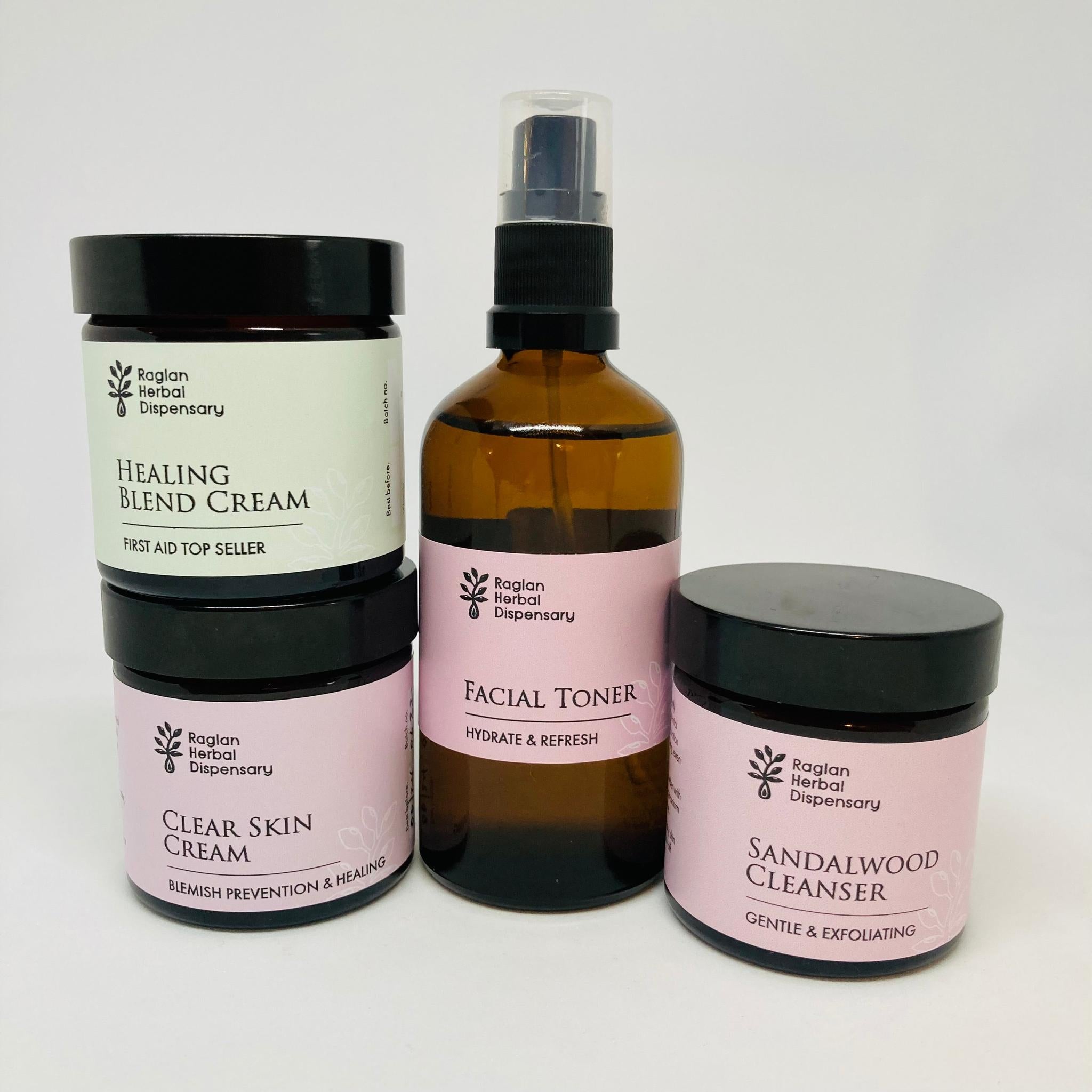 HERBAL DISPENSARY CLEAR SKIN (TOPICAL) BUNDLE - The Herbal Dispensary Raglan