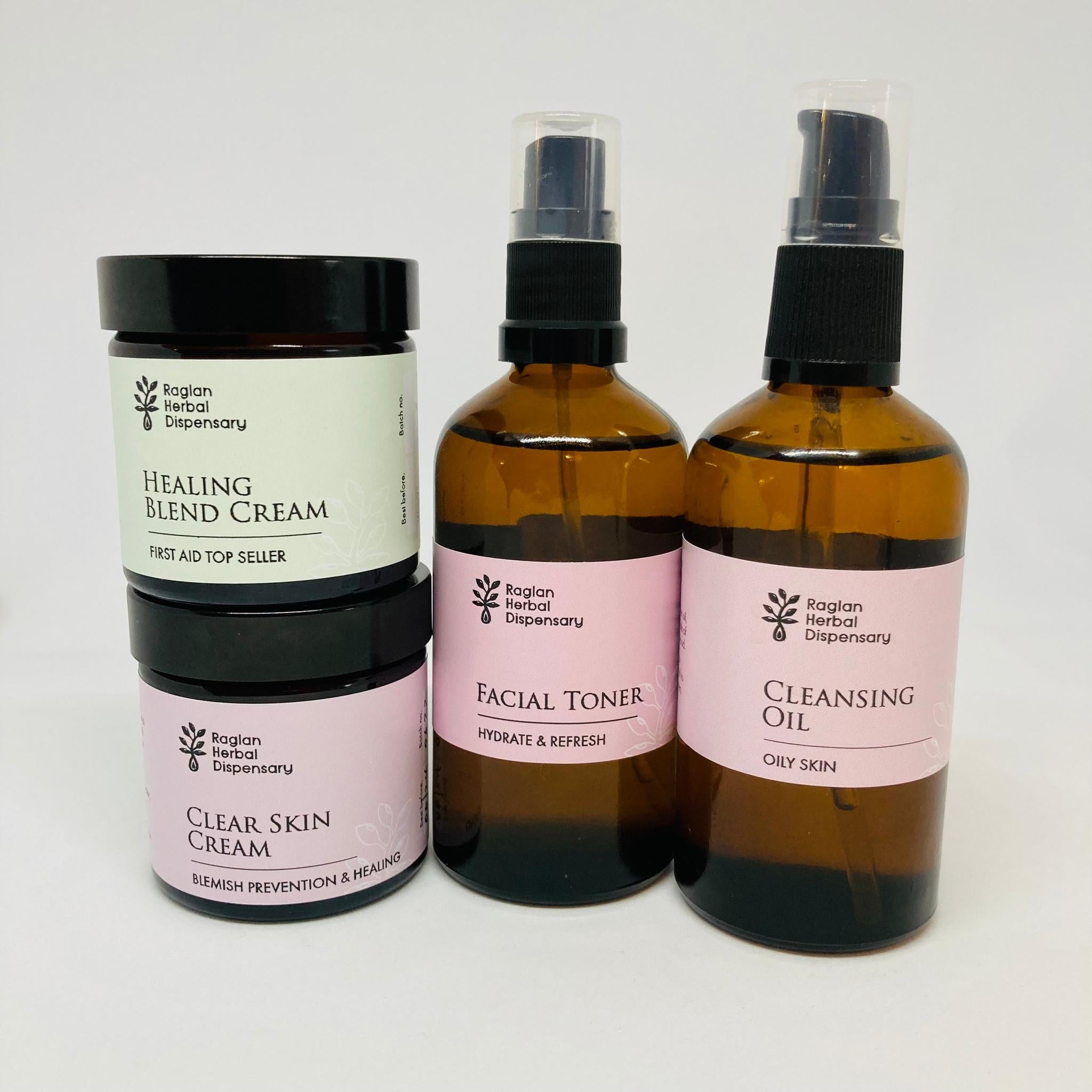HERBAL DISPENSARY CLEAR SKIN (TOPICAL) BUNDLE - The Herbal Dispensary Raglan