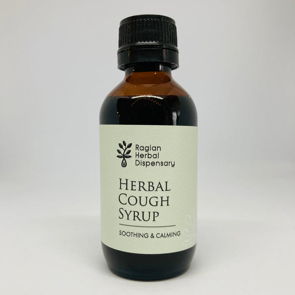 HERBAL DISPENSARY COUGH SYRUP TONIC BOTTLE