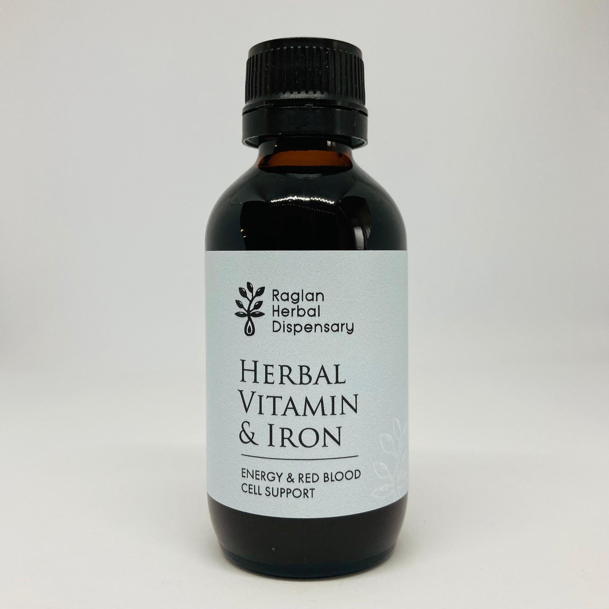 HERBAL DISPENSARY VITAMIN & IRON TONIC BOTTLE - The Herbal Dispensary Raglan