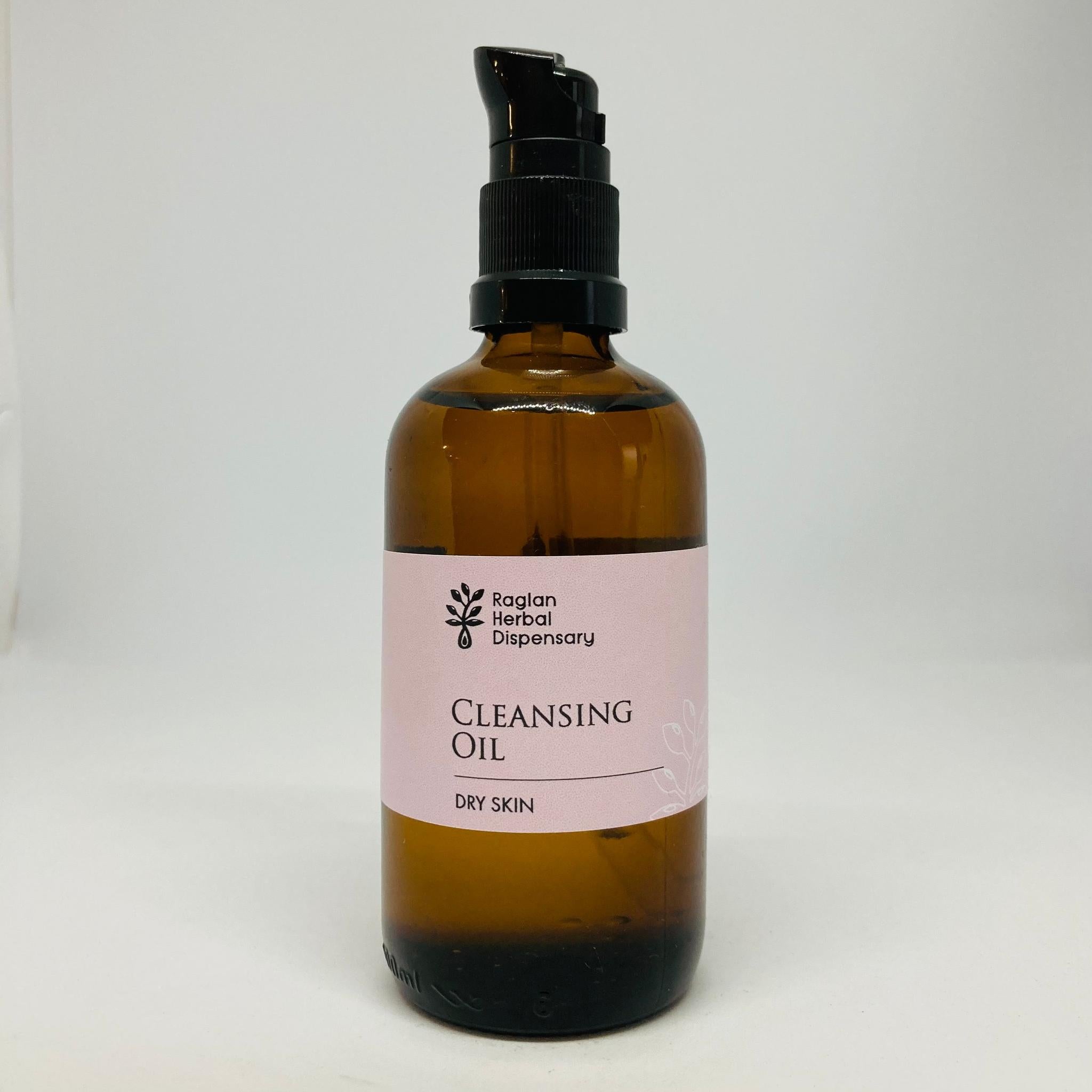 HERBAL DISPENSARY CLEANSING OIL DRY SKIN 100ML - The Herbal Dispensary Raglan