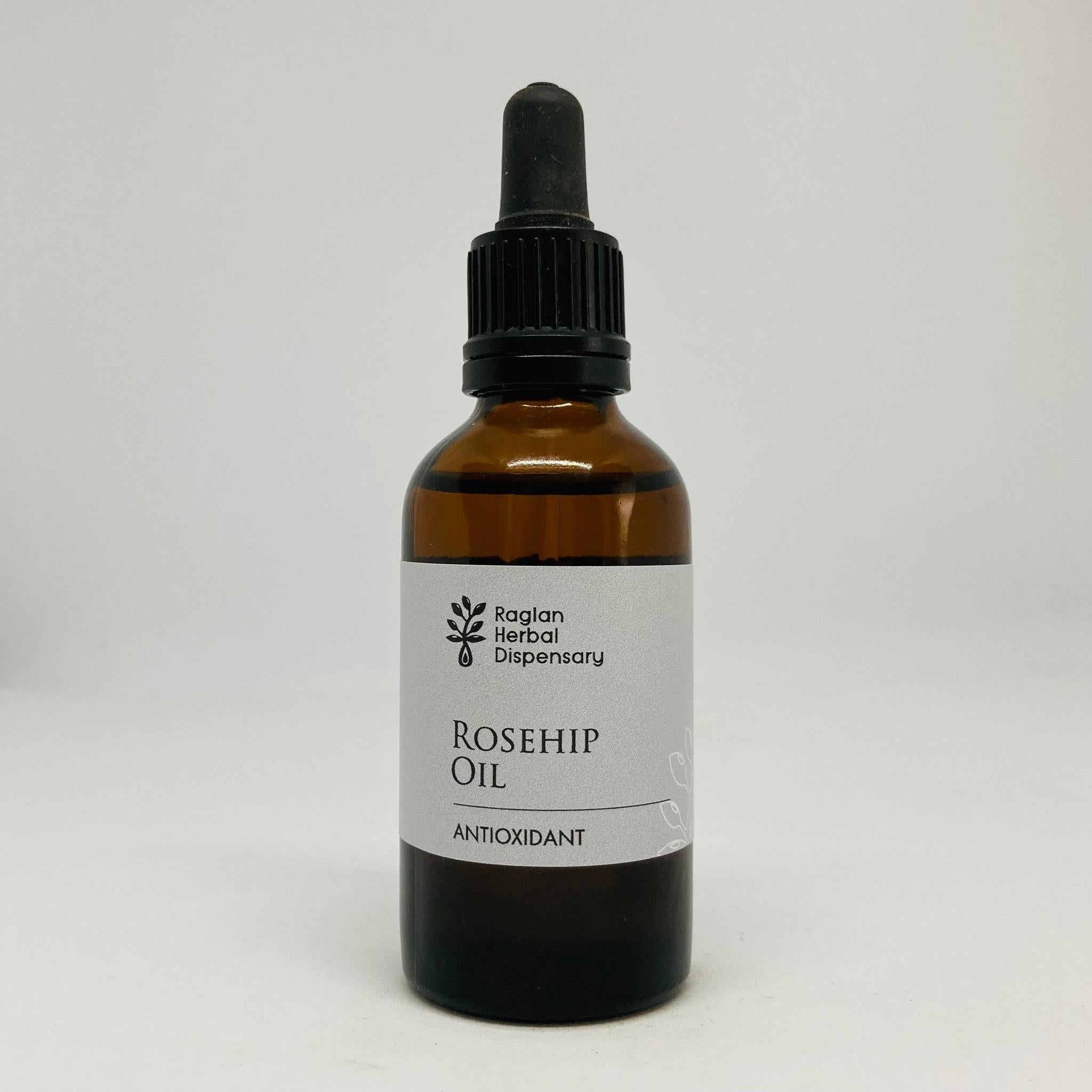 HERBAL DISPENSARY ROSEHIP OIL 25ML DROPPER BOTTLE - The Herbal Dispensary Raglan