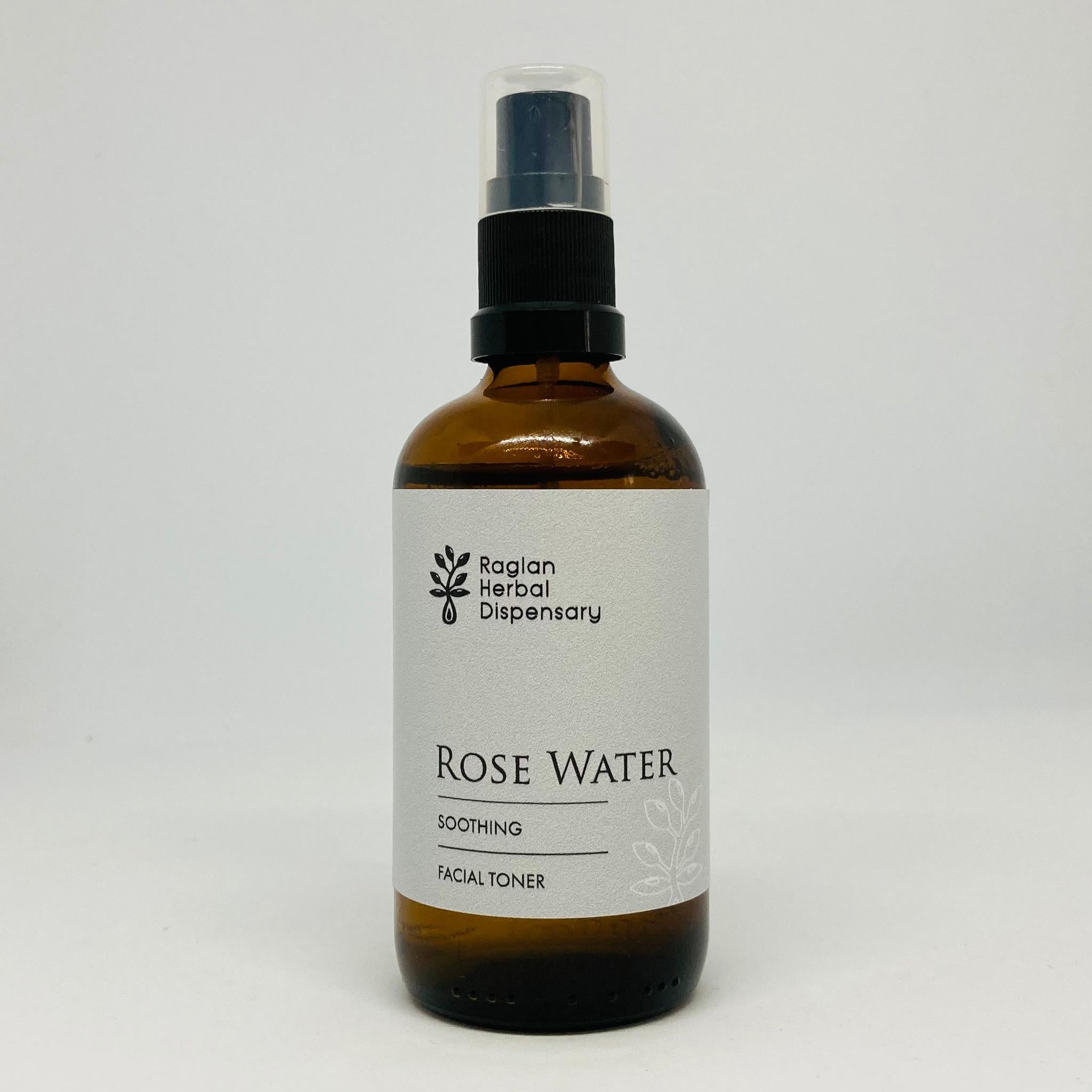 HERBAL DISPENSARY ROSE WATER 100mL - The Herbal Dispensary Raglan