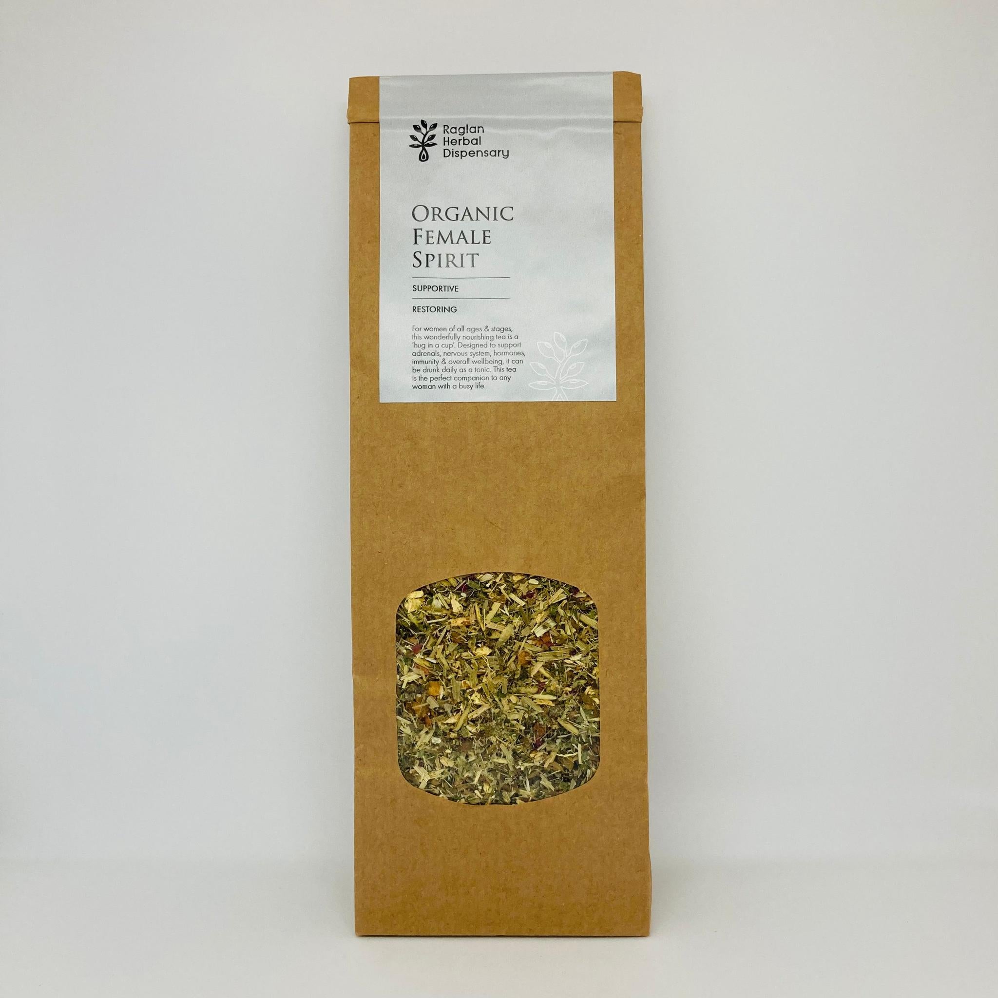 ORGANIC FEMALE SPIRIT HERBAL TEA BLEND - The Herbal Dispensary Raglan