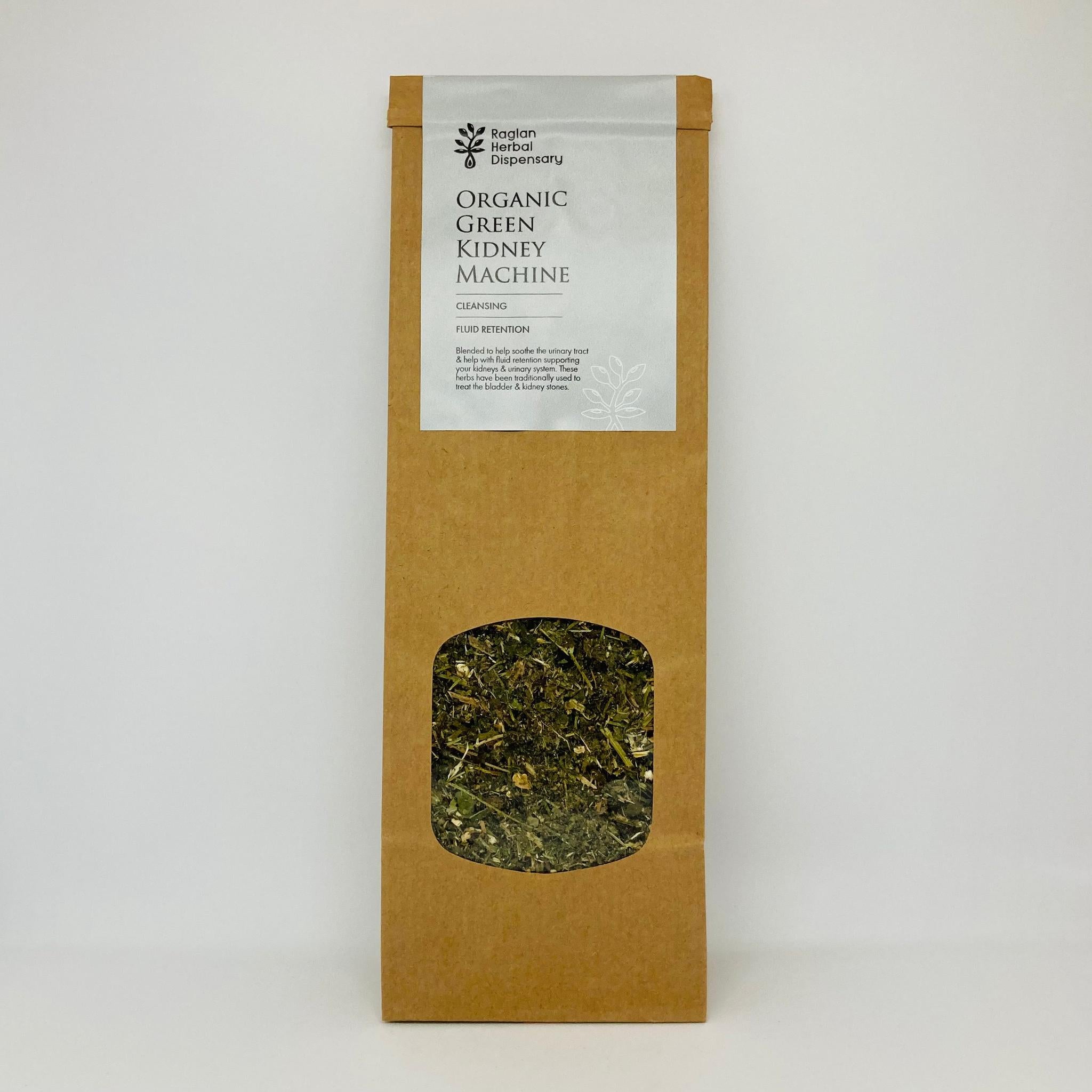 ORGANIC GREEN KIDNEY MACHINE HERBAL TEA BLEND - The Herbal Dispensary Raglan