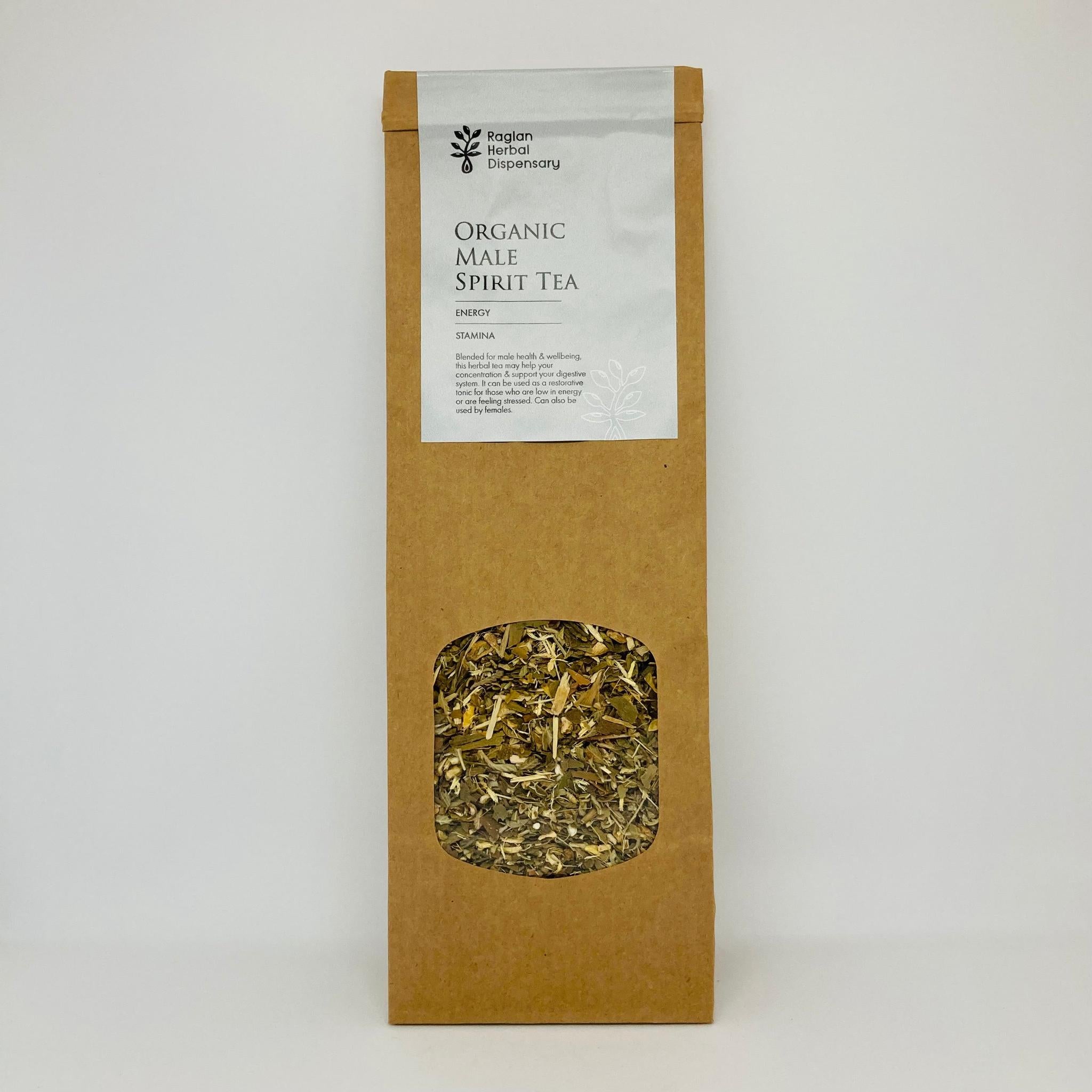 ORGANIC MALE SPIRIT HERBAL TEA BLEND - The Herbal Dispensary Raglan