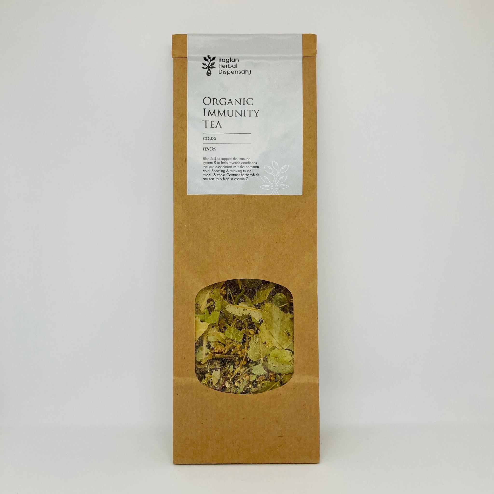 ORGANIC IMMUNITY HERBAL TEA BLEND - The Herbal Dispensary Raglan