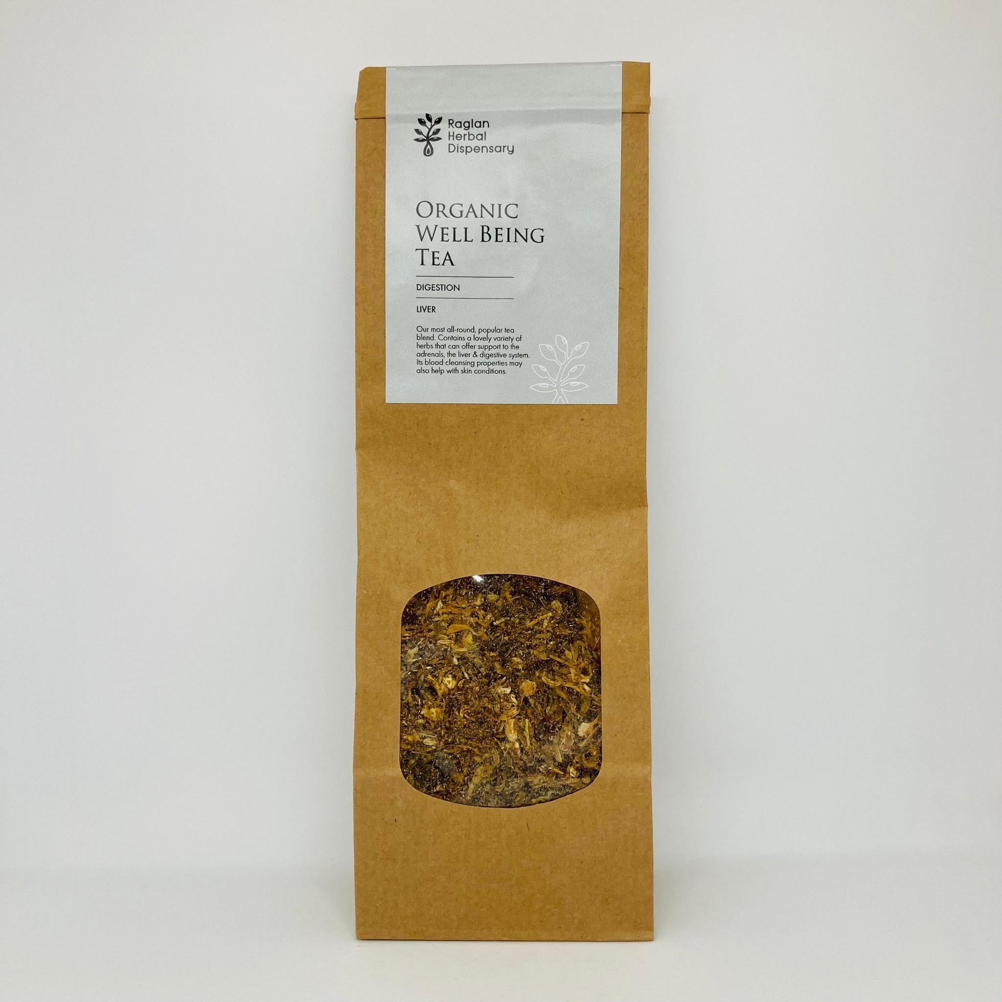 ORGANIC WELLBEING HERBAL TEA BLEND - The Herbal Dispensary Raglan