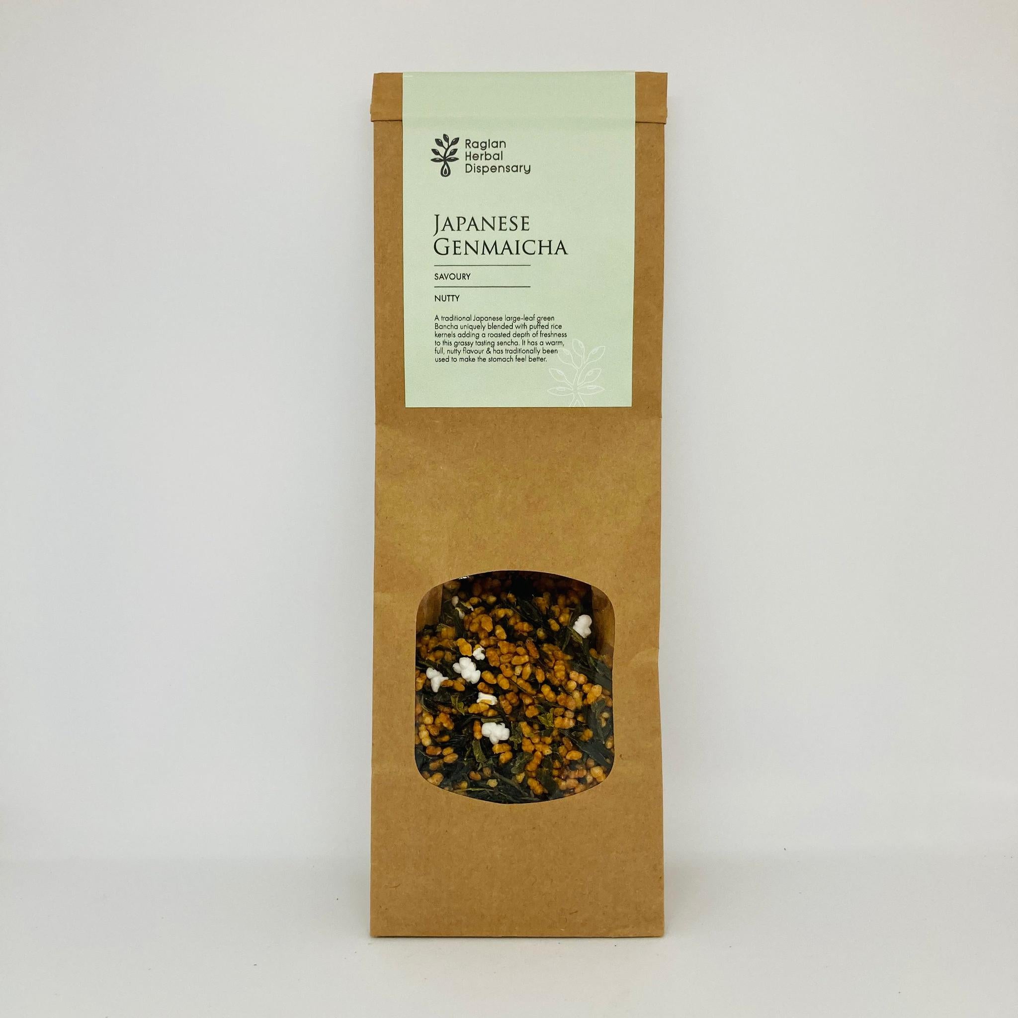 JAPANESE GENMAICHA GREEN TEA BLEND - The Herbal Dispensary Raglan