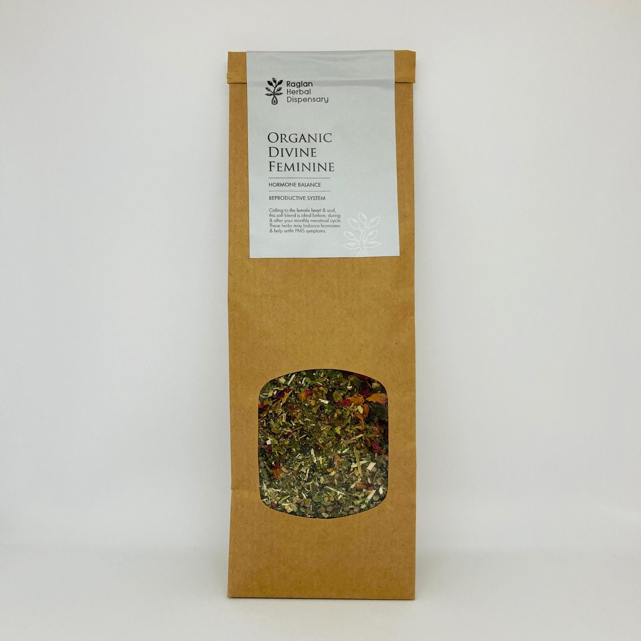 ORGANIC DIVINE FEMININE HERBAL TEA BLEND - The Herbal Dispensary Raglan