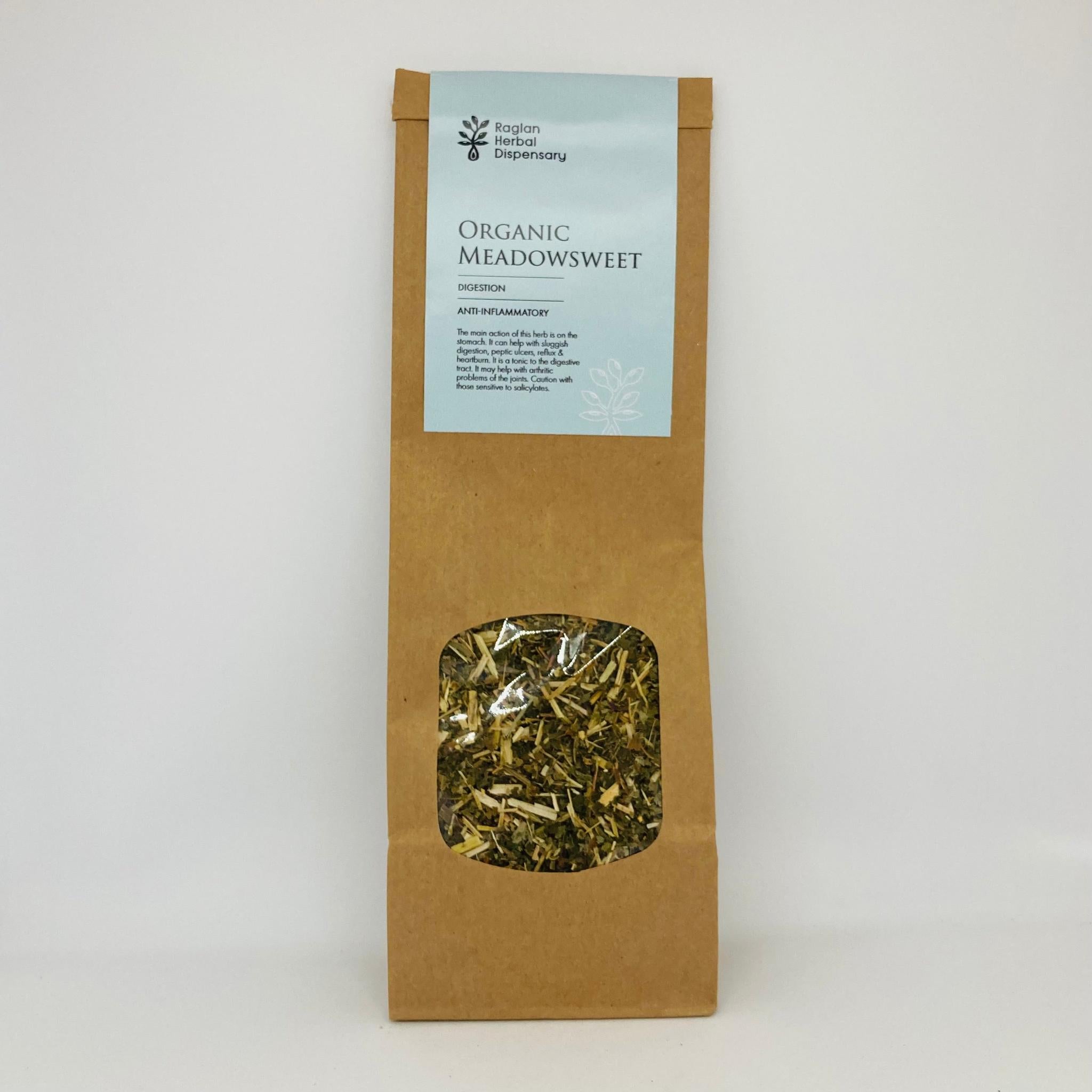ORGANIC MEADOWSWEET HERBAL TEA - The Herbal Dispensary Raglan