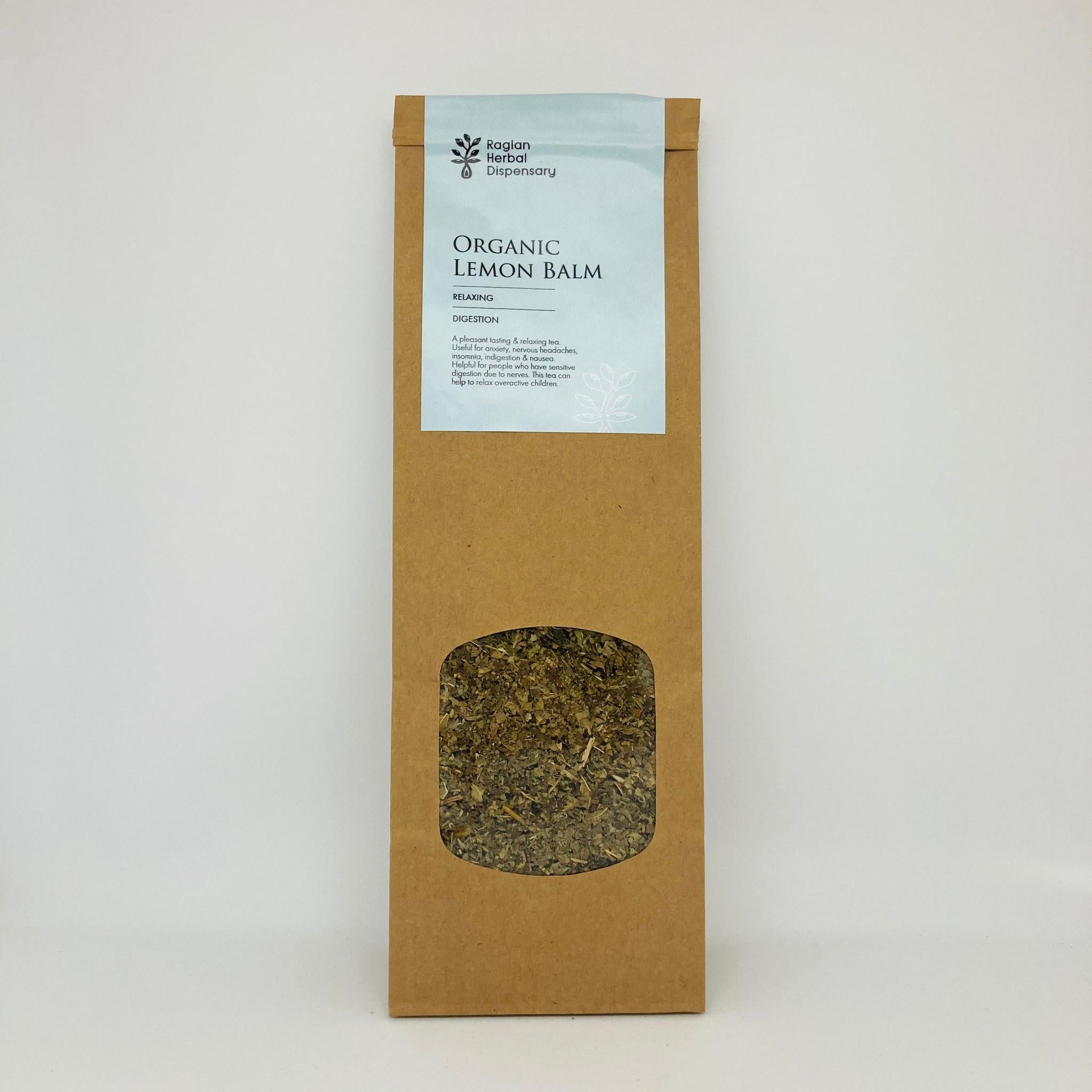 ORGANIC LEMON BALM HERBAL TEA - The Herbal Dispensary Raglan