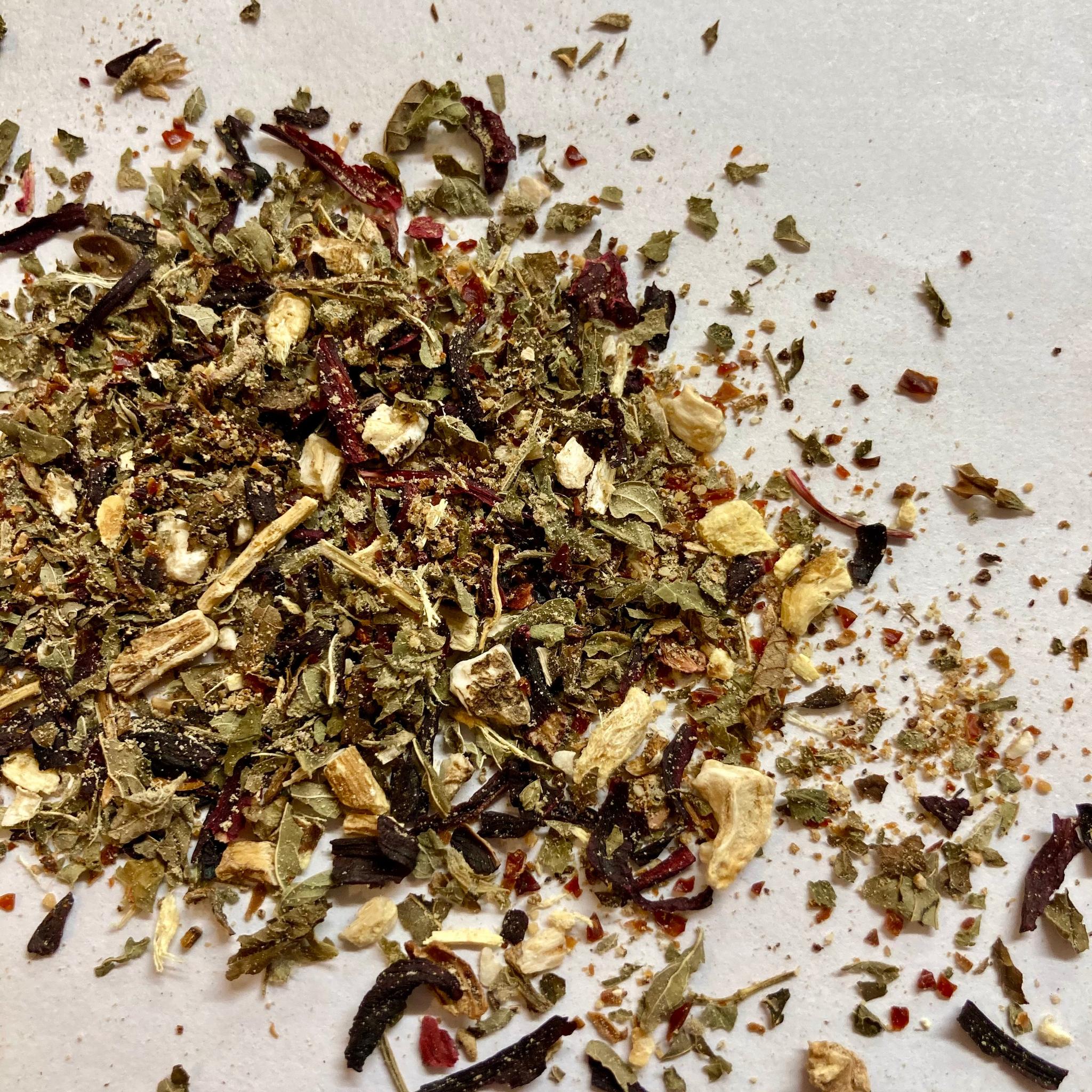 ORGANIC HAPPY LIVER HERBAL TEA BLEND - The Herbal Dispensary Raglan