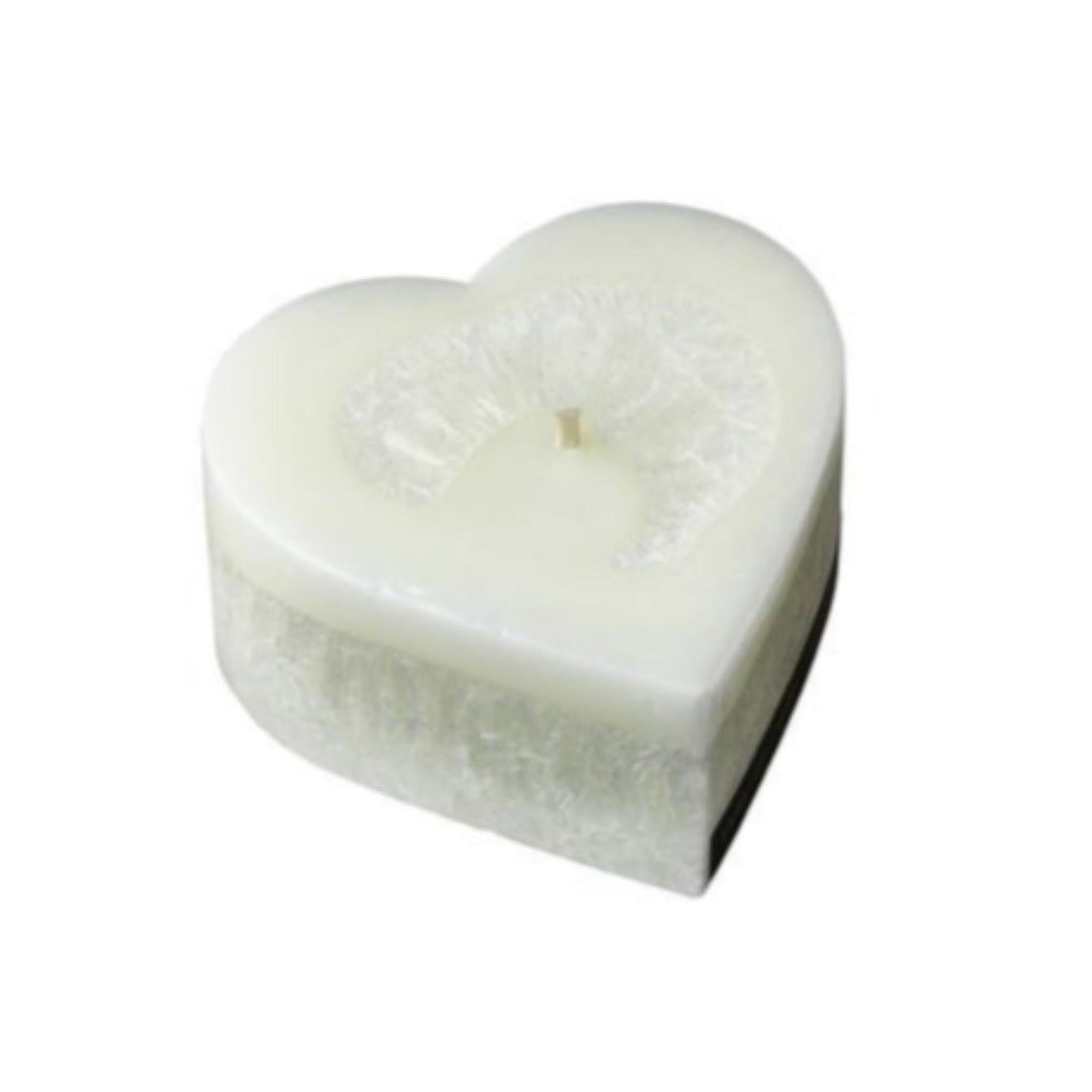 LIVING LIGHT HEART CANDLE PINOT BLANC - The Herbal Dispensary Raglan