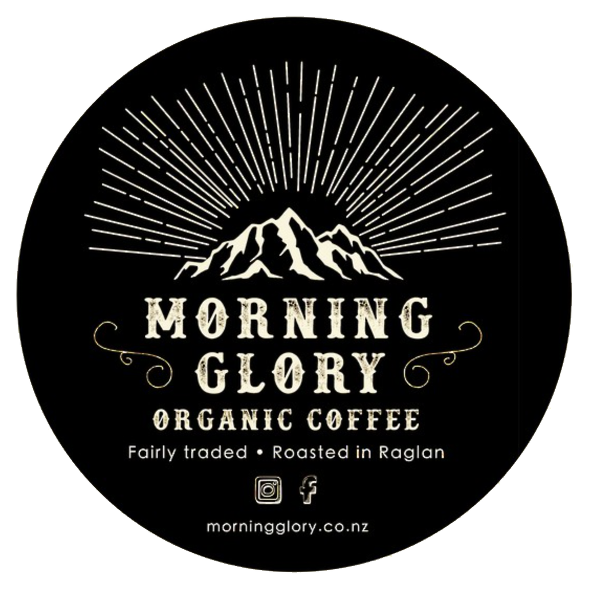 MORNING GLORY ORGANIC COFFEE BEANS - The Herbal Dispensary Raglan