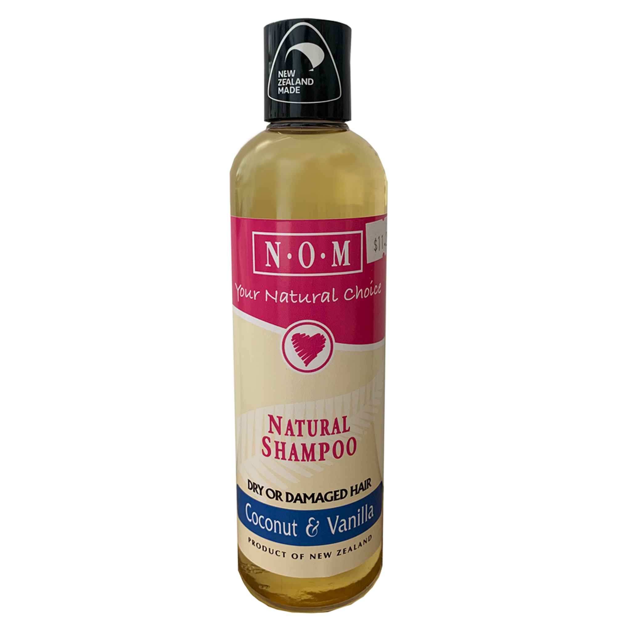 N.O.M COCONUT & VANILLA NATURAL SHAMPOO 250ML - The Herbal Dispensary Raglan