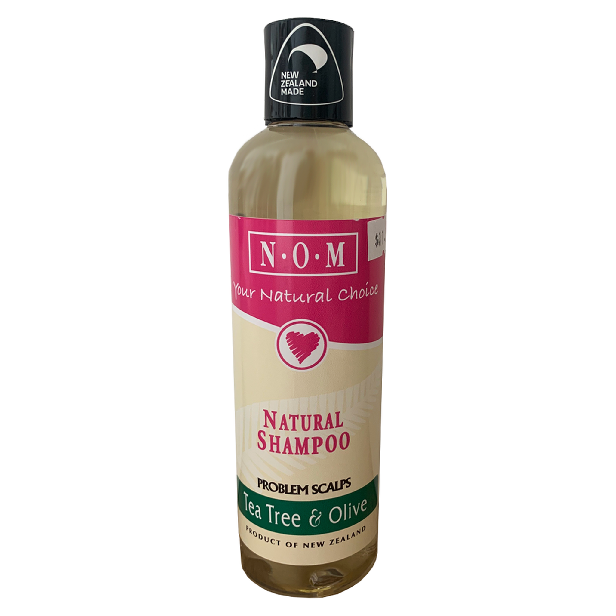 N.O.M TEA TREE & OLIVE NATURAL SHAMPOO 250ML - The Herbal Dispensary Raglan