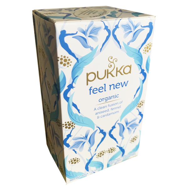 PUKKA ORGANIC FEEL NEW TEA BOX