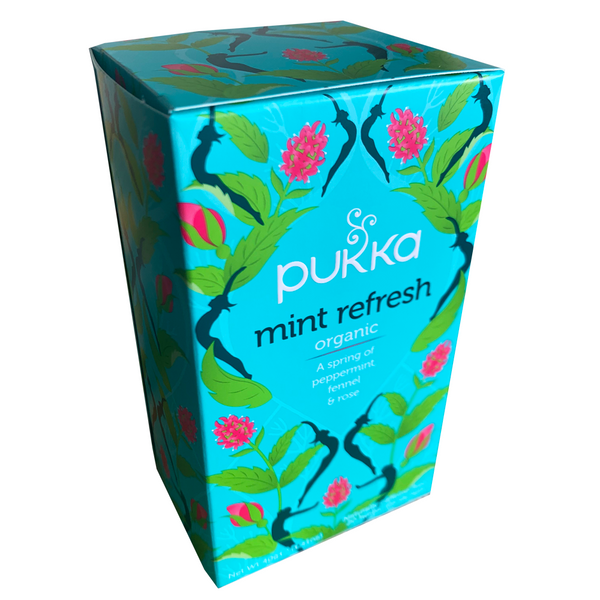 PUKKA ORGANIC MINT REFRESH TEA BOX