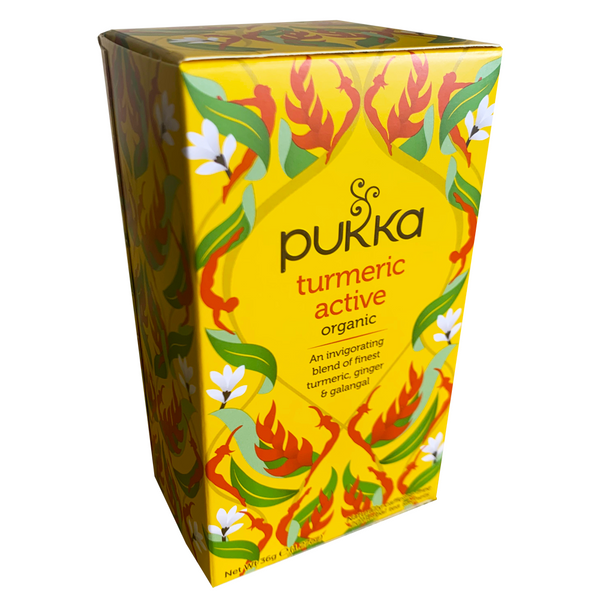 PUKKA ORGANIC TURMERIC ACTIVE TEA BOX