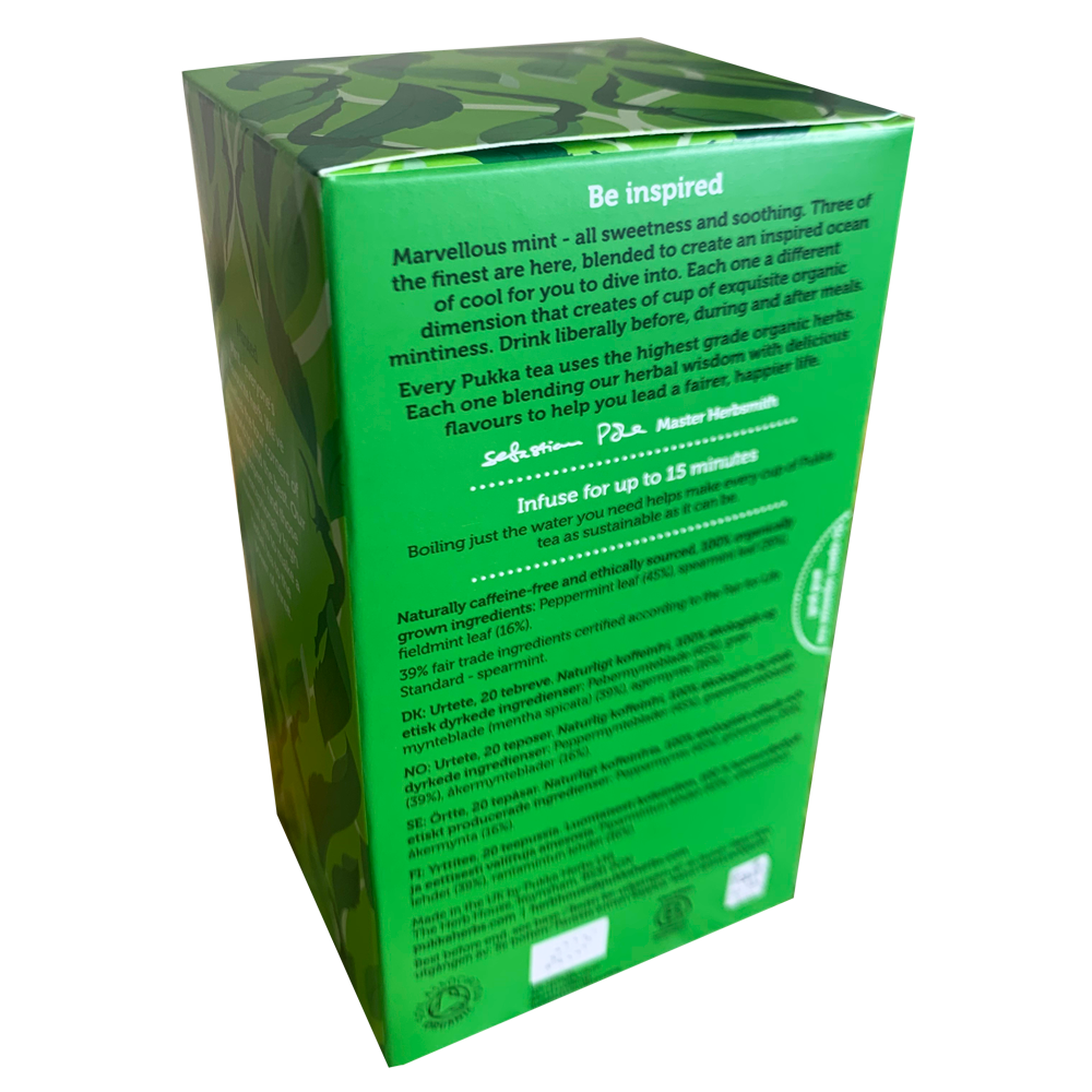 PUKKA ORGANIC THREE MINT TEA BOX - The Herbal Dispensary Raglan