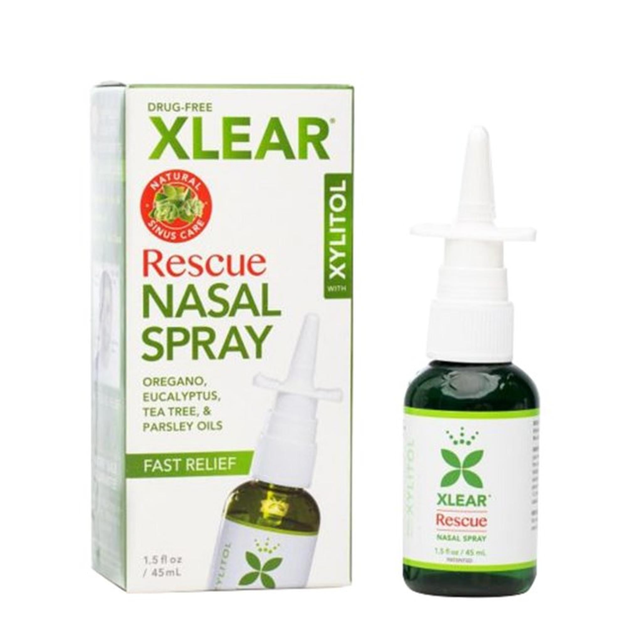 XLEAR RESCUE NASAL SPRAY 45ML - The Herbal Dispensary Raglan