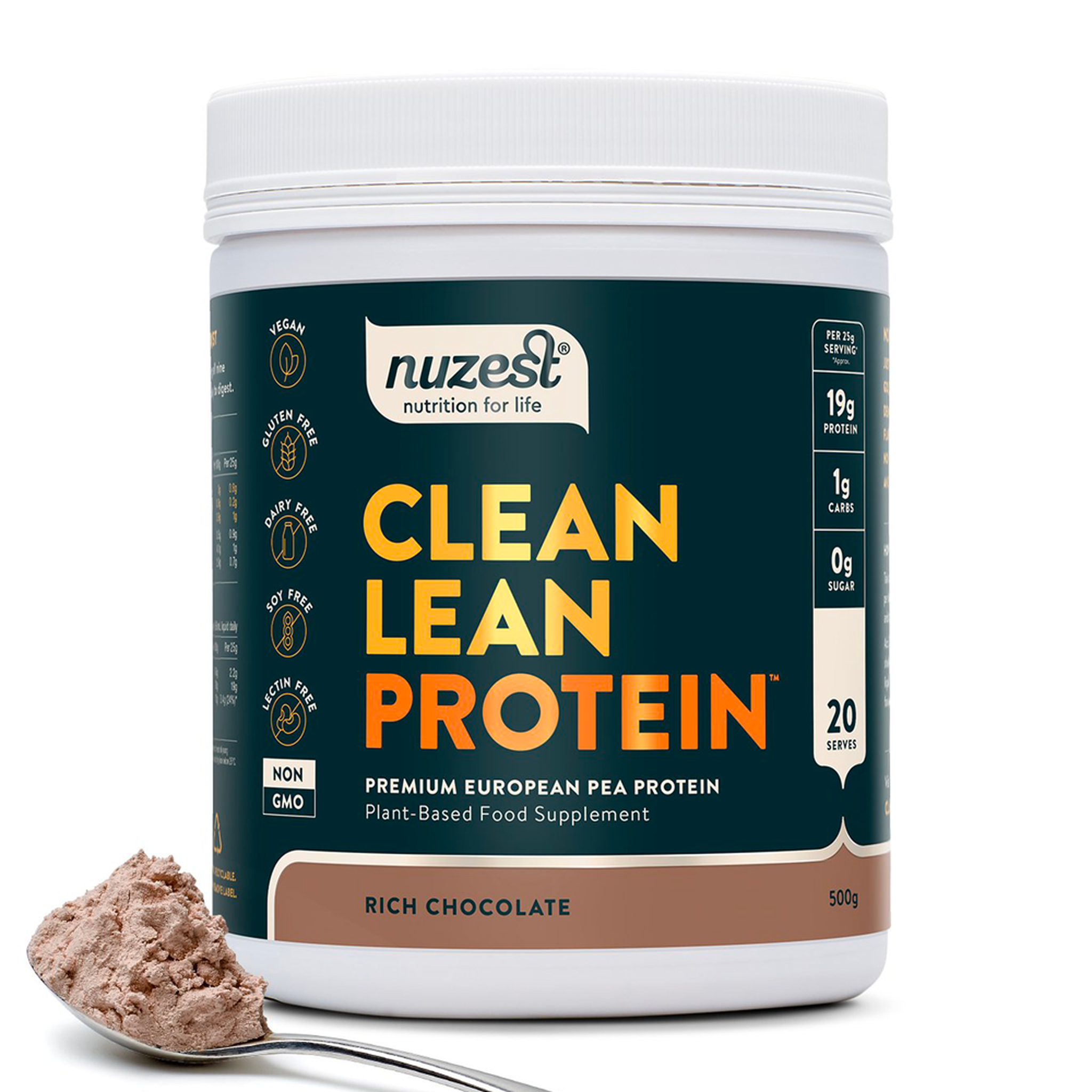 NUZEST CLEAN LEAN PROTEIN CHOCOLATE - The Herbal Dispensary Raglan