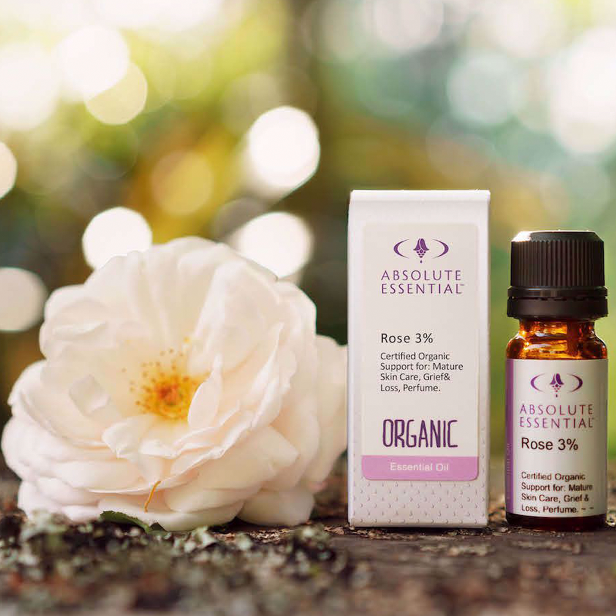 ABSOLUTE ESSENTIALS ORGANIC ROSE 3% 10ML - The Herbal Dispensary Raglan