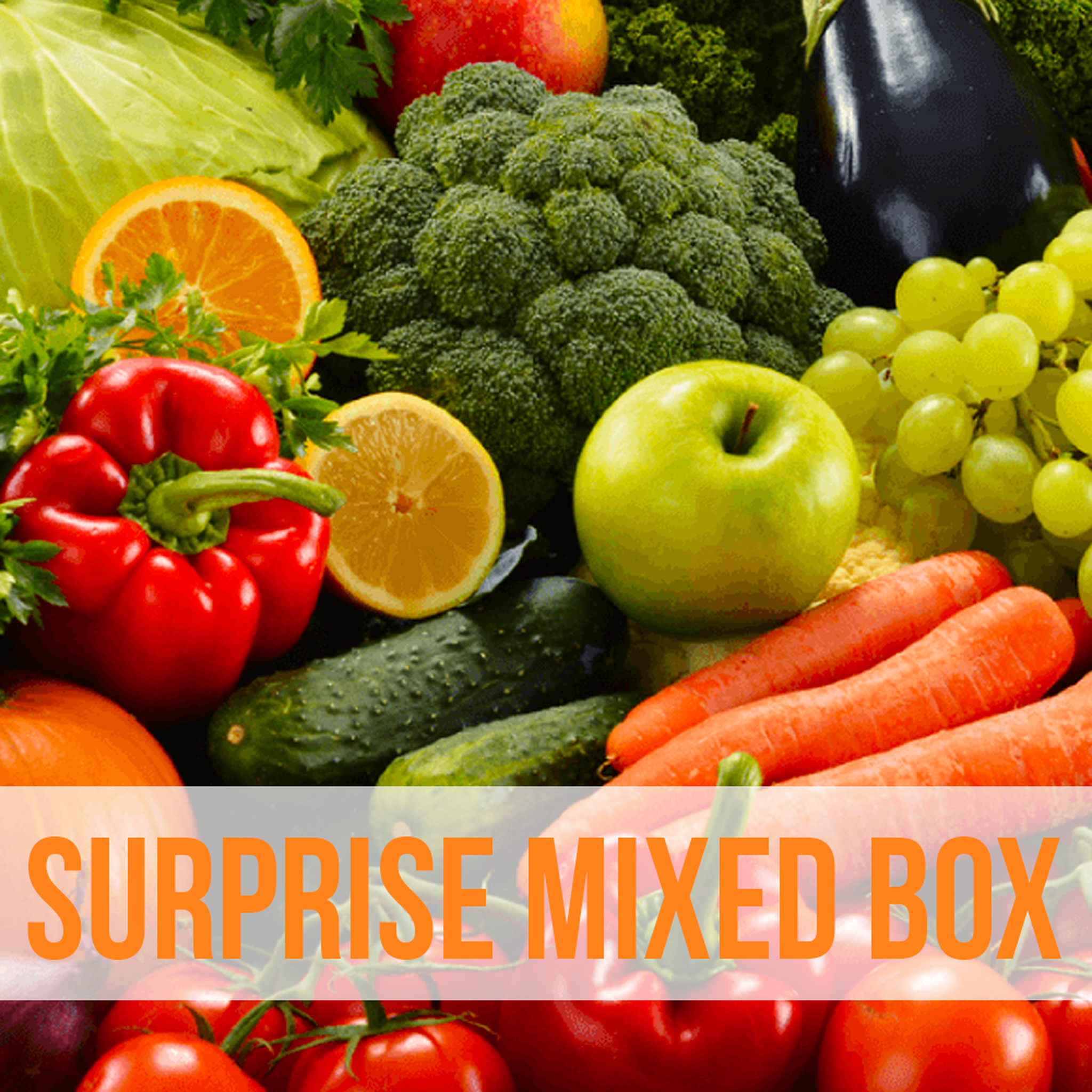 A SURPRISE ORGANIC MIXED FRUIT & VEGE BOX - The Herbal Dispensary Raglan