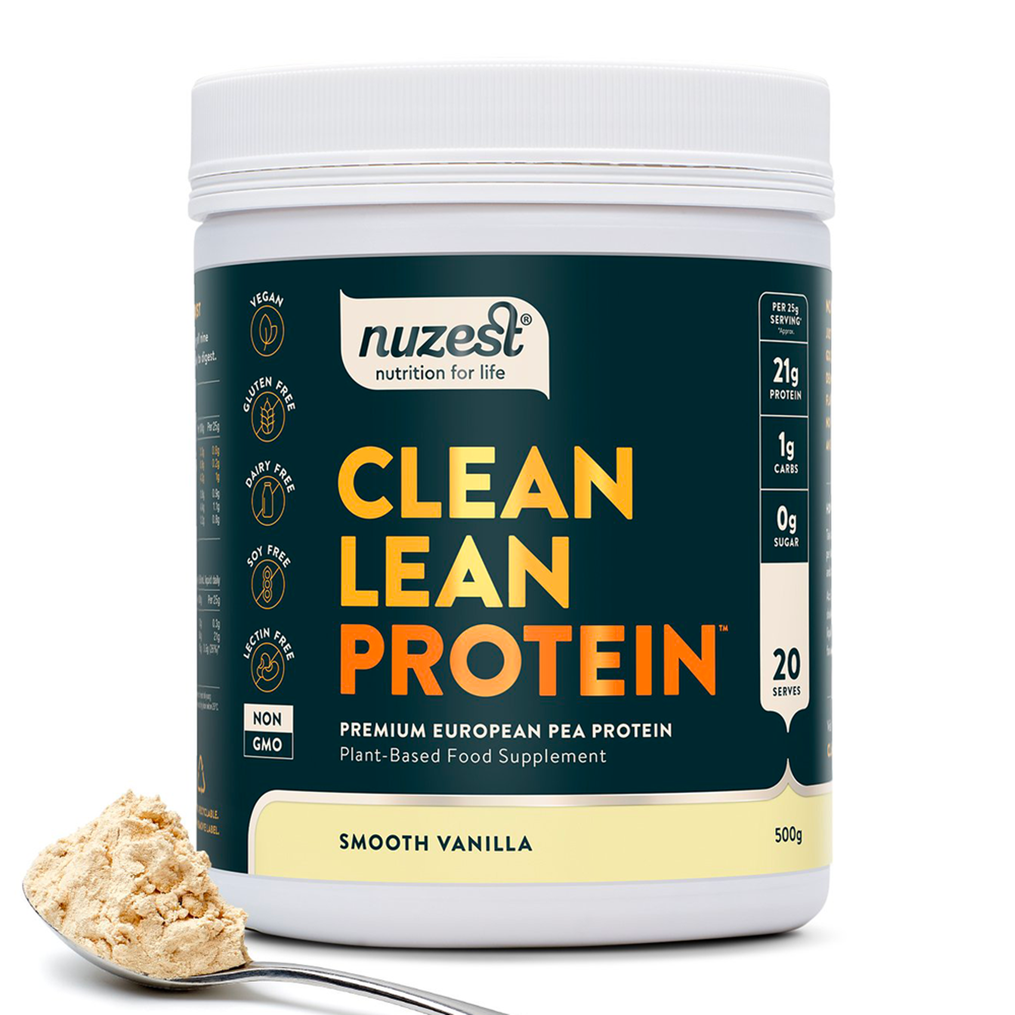 NUZEST CLEAN LEAN PROTEIN SMOOTH VANILLA - The Herbal Dispensary Raglan