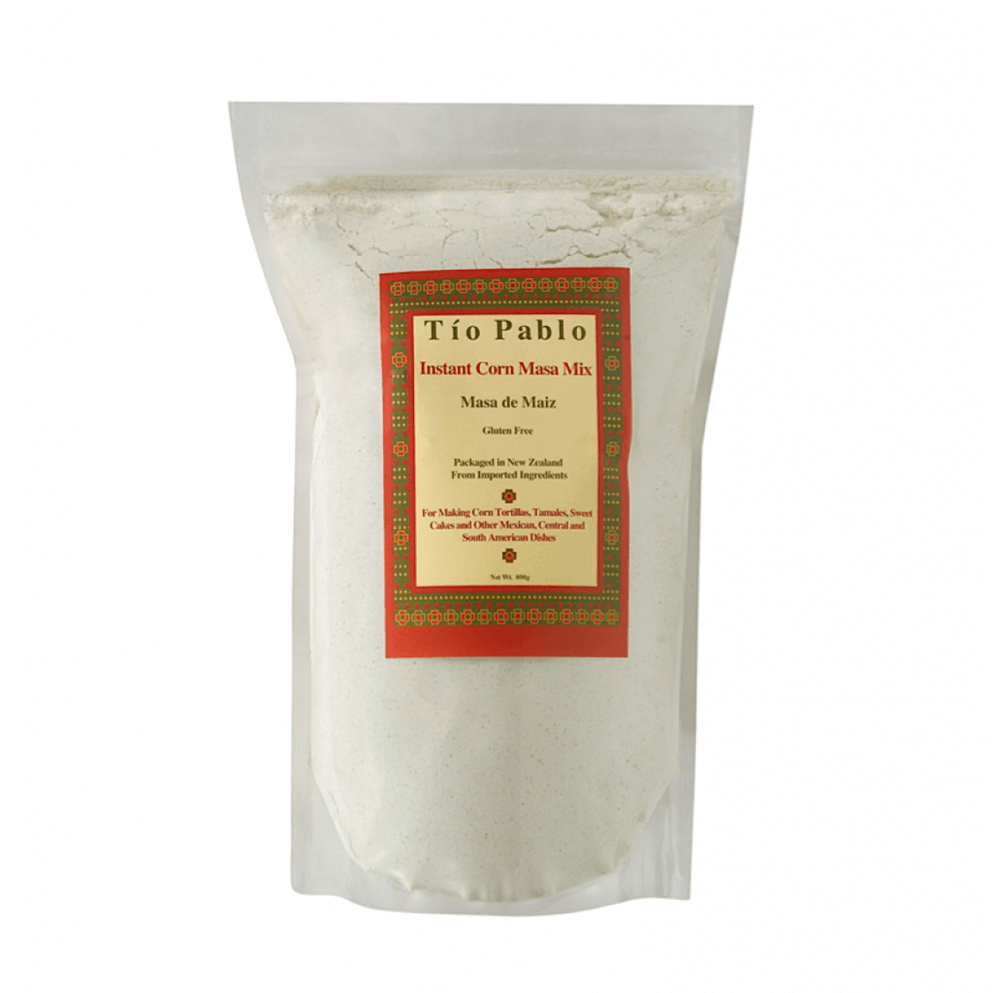 TIO PABLO MASA DE MAIZ INSTANT CORN MASA MIX 800G - The Herbal Dispensary Raglan