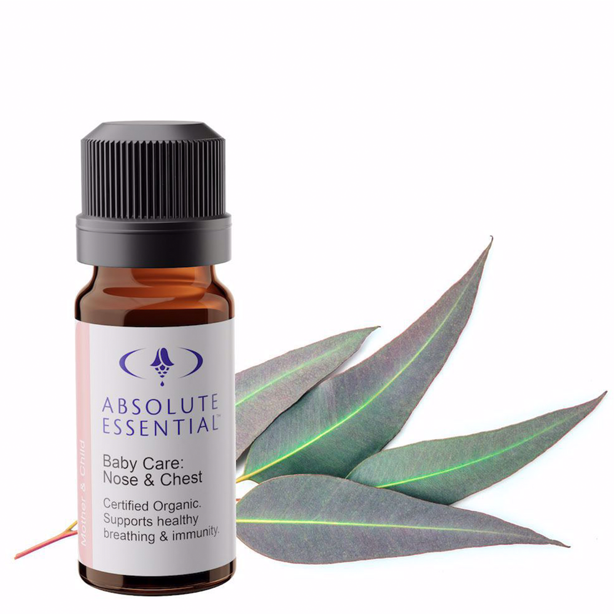 ABSOLUTE ESSENTIALS ORGANIC BABY BREATHE NOSE & CHEST 10ML - The Herbal Dispensary Raglan