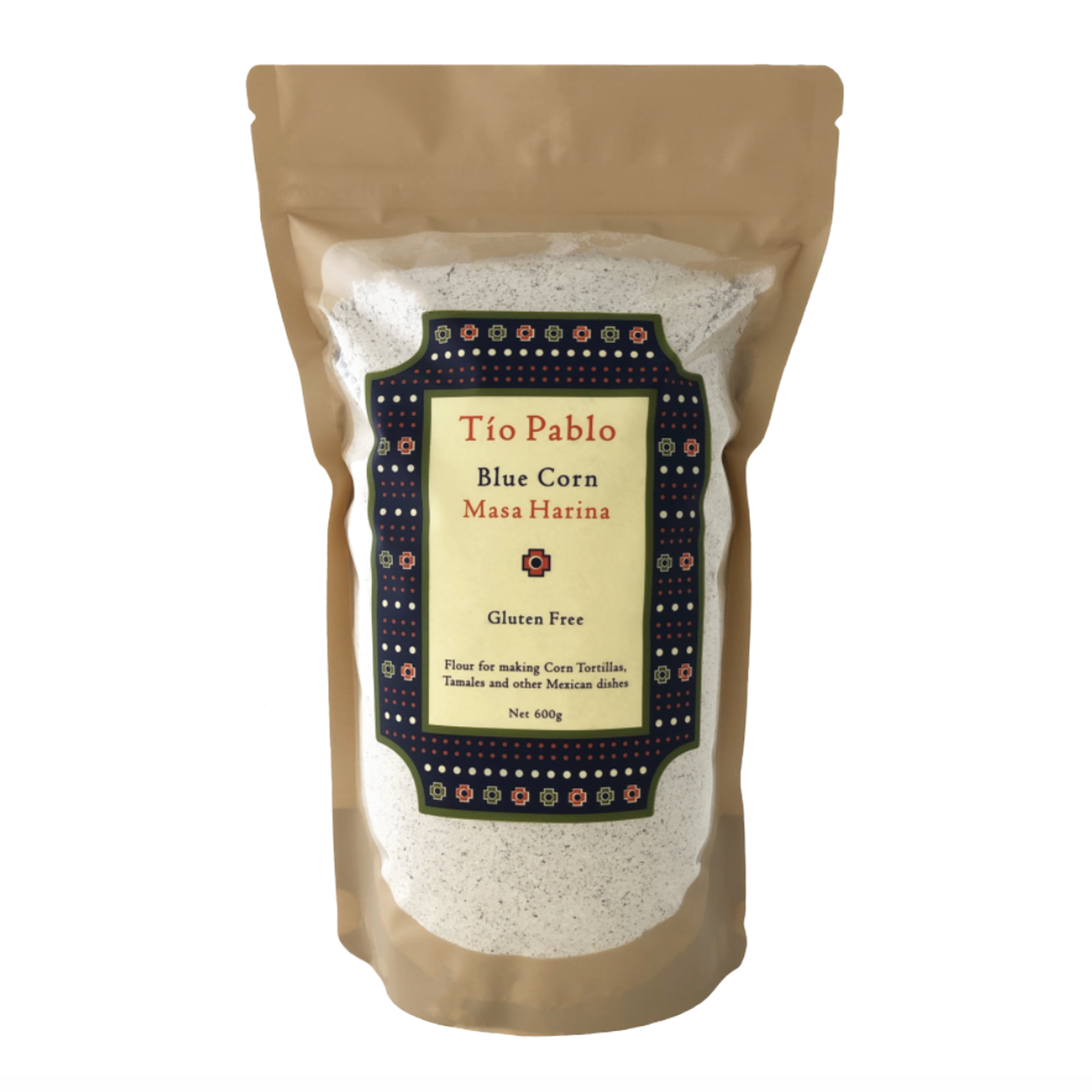TIO PABLO MASA HARINA BLUE CORN 600G - The Herbal Dispensary Raglan