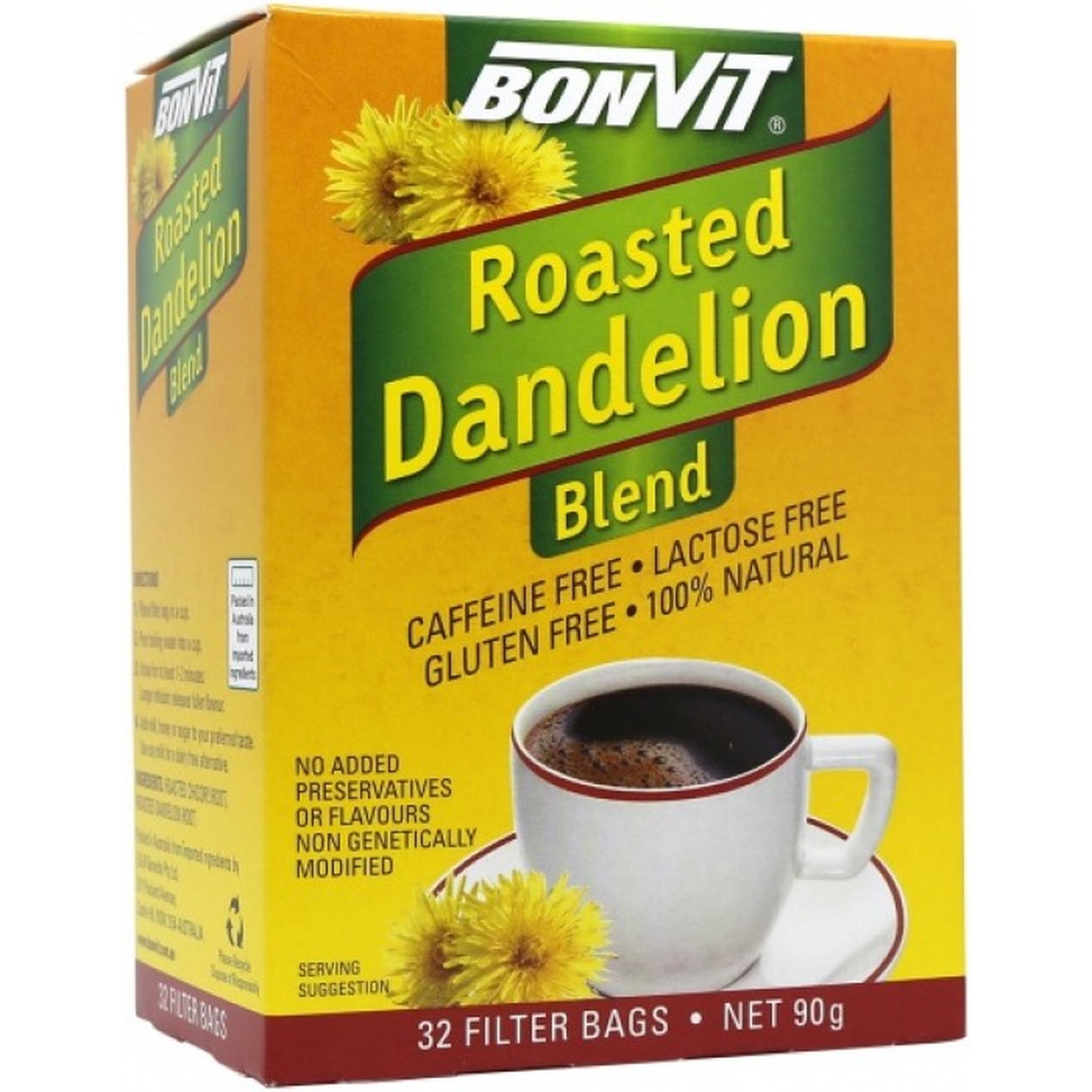 BONVIT ROASTED DANDELION BLEND 32 BAGS - The Herbal Dispensary Raglan