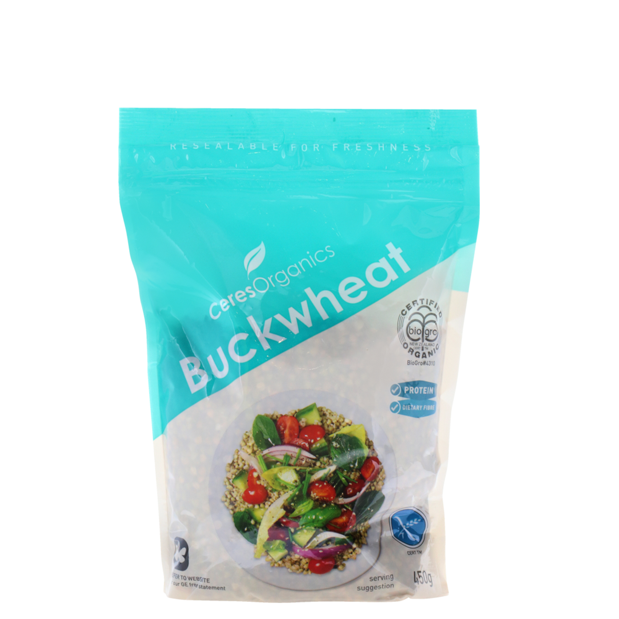 CERES ORGANICS ORGANIC BUCKWHEAT 450G - The Herbal Dispensary Raglan