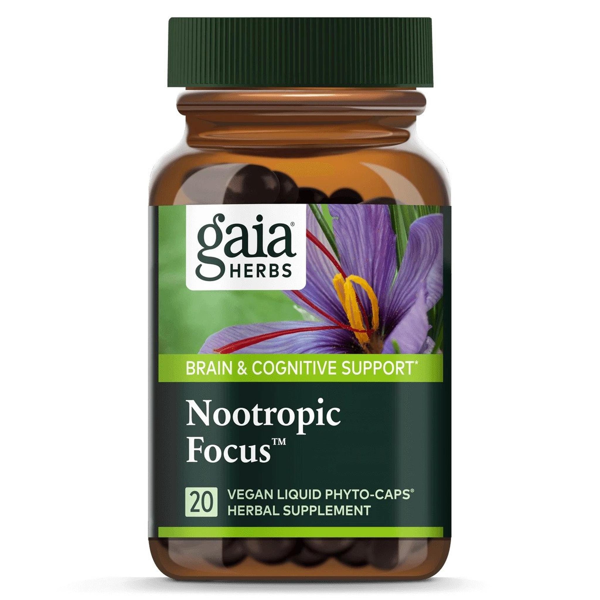 GAIA NOOTROPIC FOCUS 20 CAPS - The Herbal Dispensary Raglan