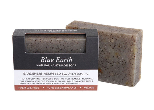 BLUE EARTH GARDENERS HEMPSEED EXFOLIATING SOAP