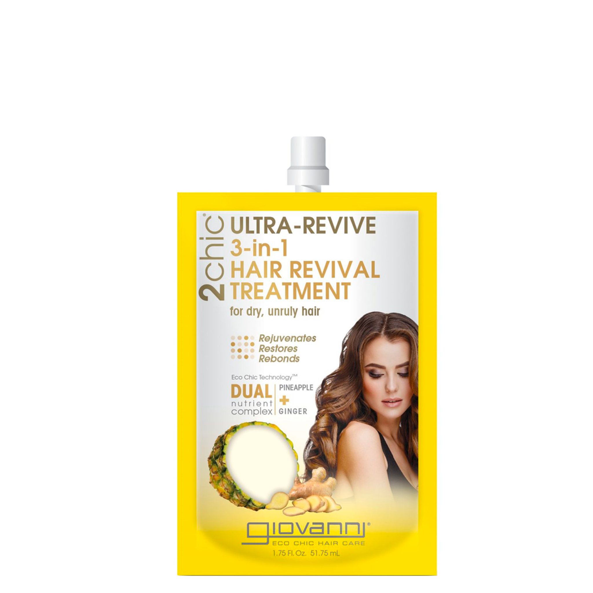 GIOVANNI 2CHIC® ULTRA-REVIVE 3-in-1 HAIR REVIVAL TREATMENT 51.75ML - The Herbal Dispensary Raglan