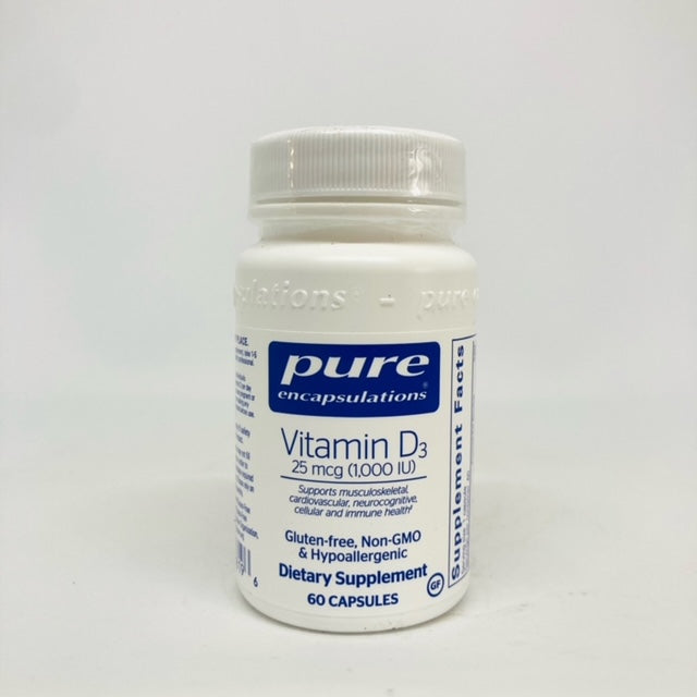 Vitamin D3 Pure Encapsulations - The Herbal Dispensary Raglan