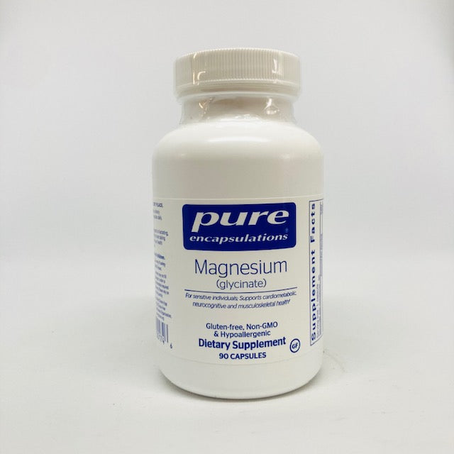 Magnesium Glycinate Pure Encapsulations - The Herbal Dispensary Raglan